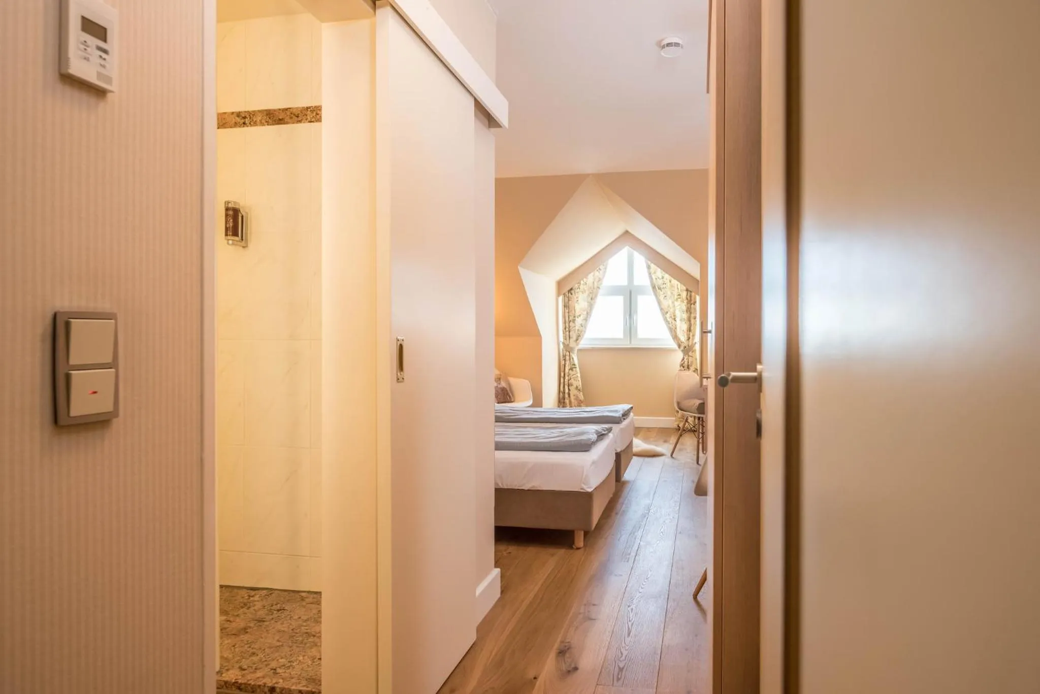 Photo of the whole room, Bed in Ammersee-Hotel