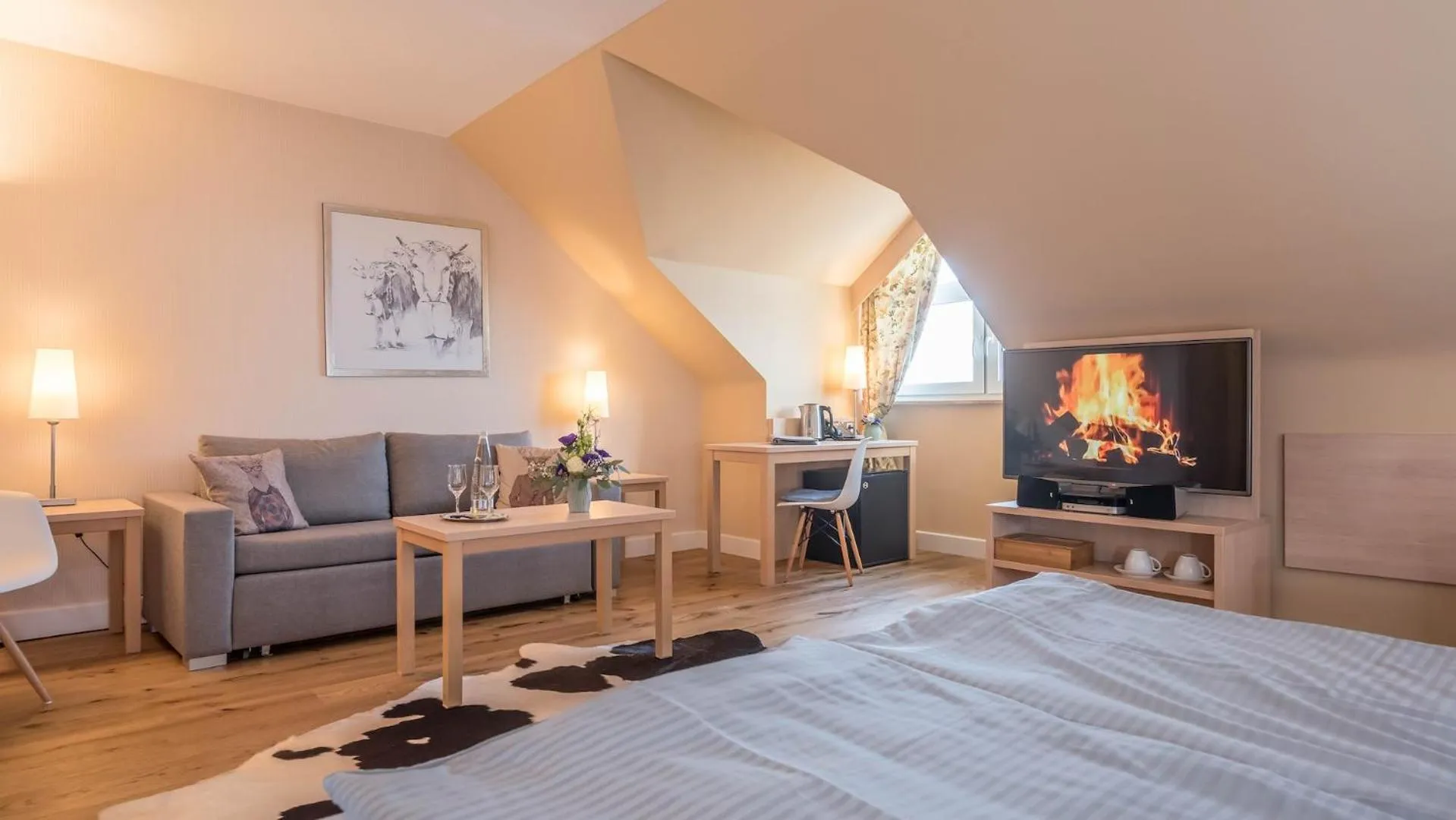 Bed in Ammersee-Hotel