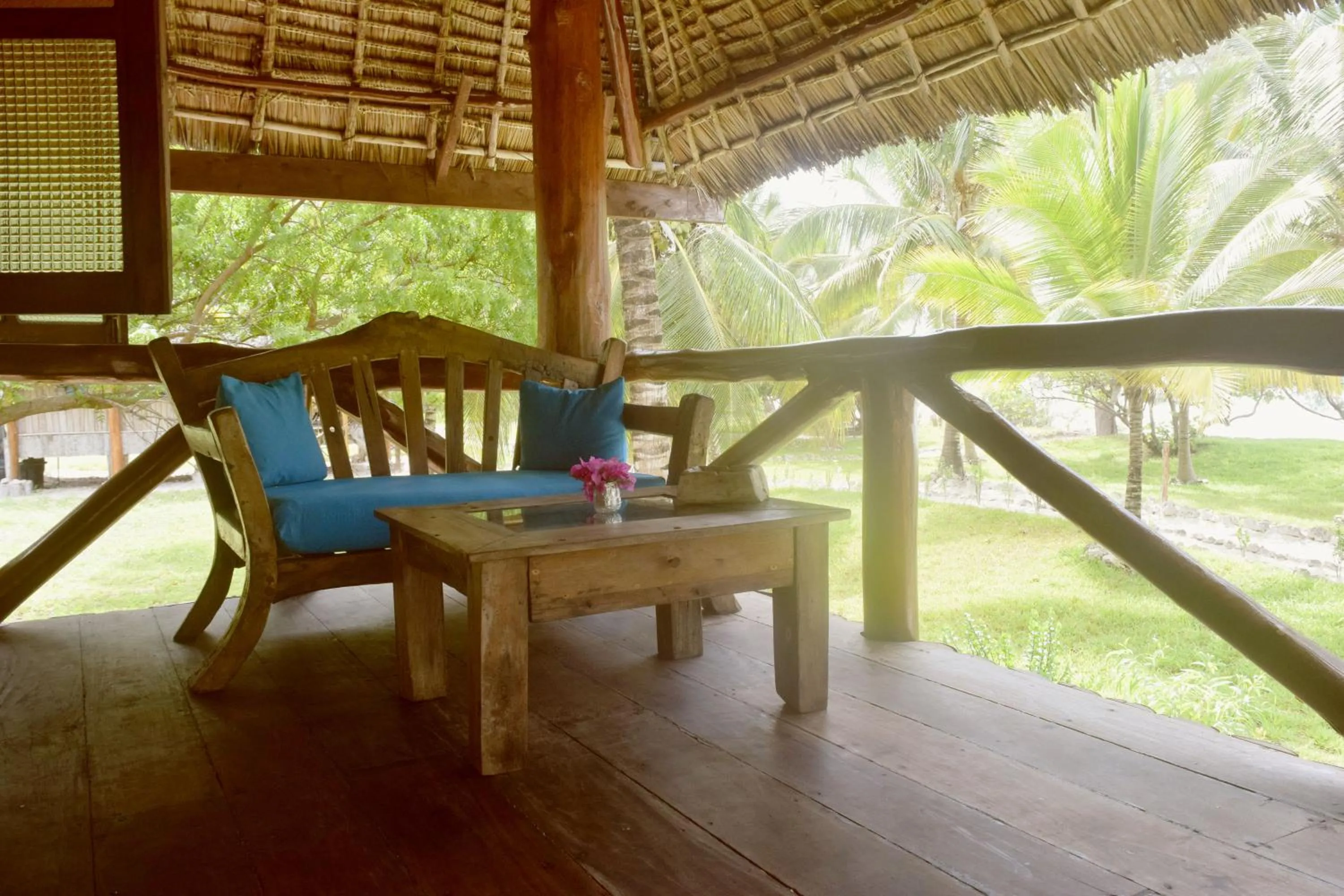 Patio in Pemba Eco Lodge