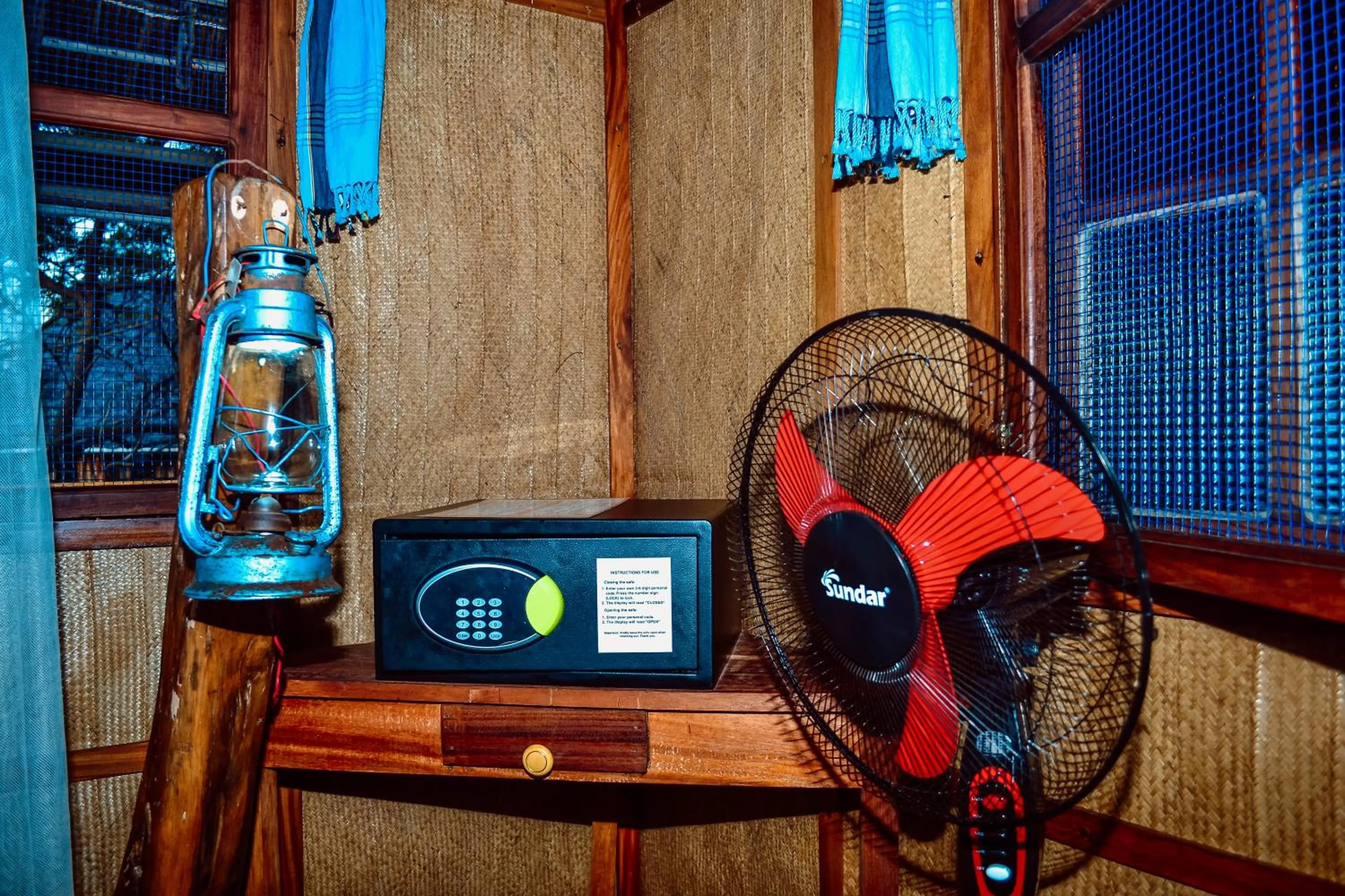 safe in Pemba Eco Lodge