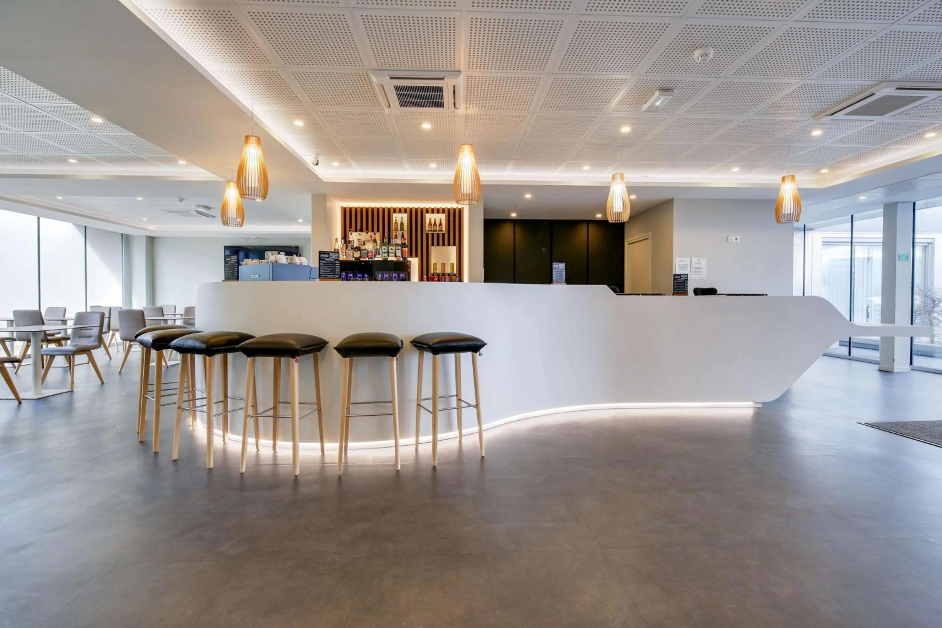 Lobby or reception in Brit Hotel Confort Saint-Dizier