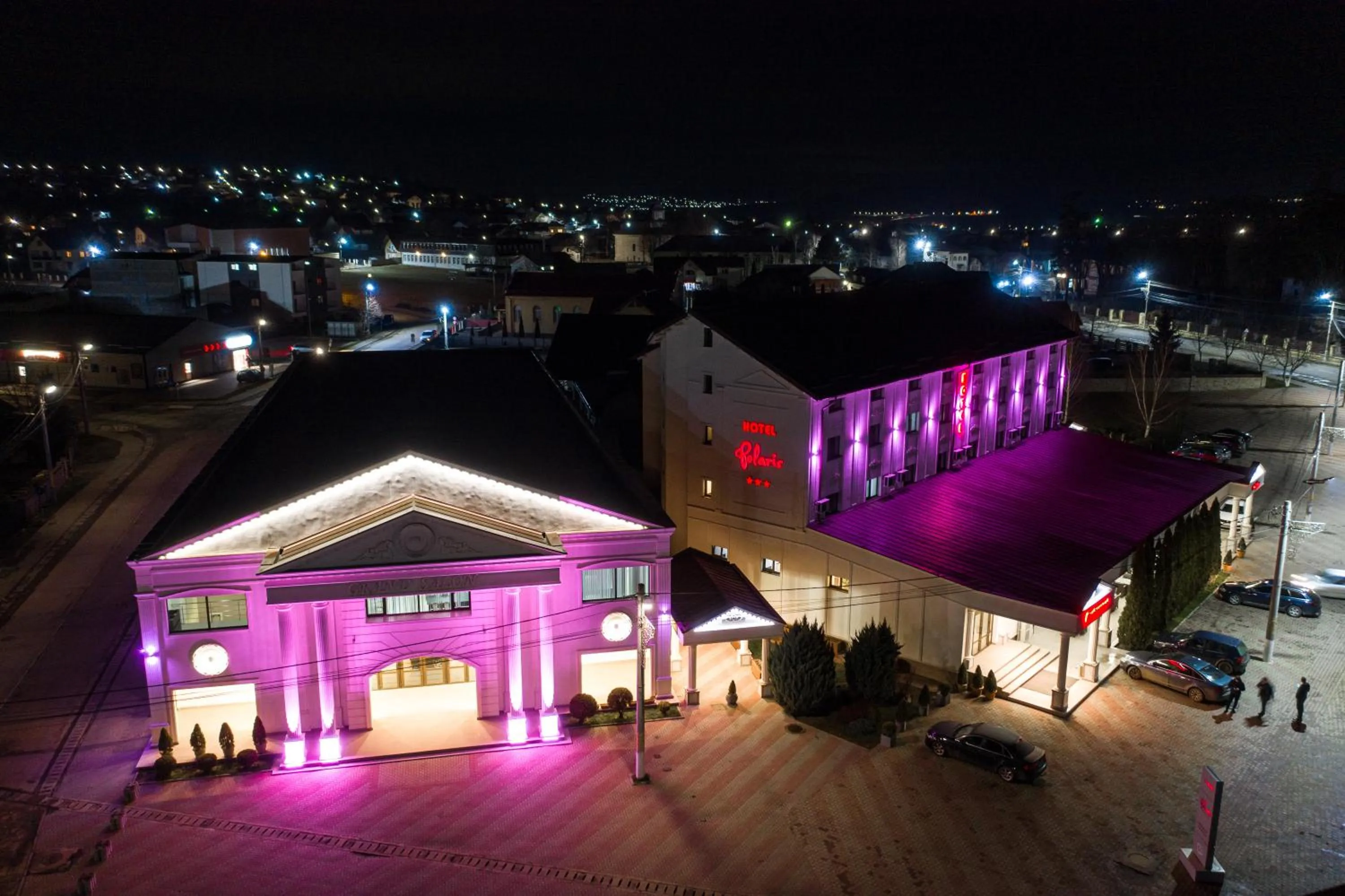 Bird's eye view in Hotel Polaris