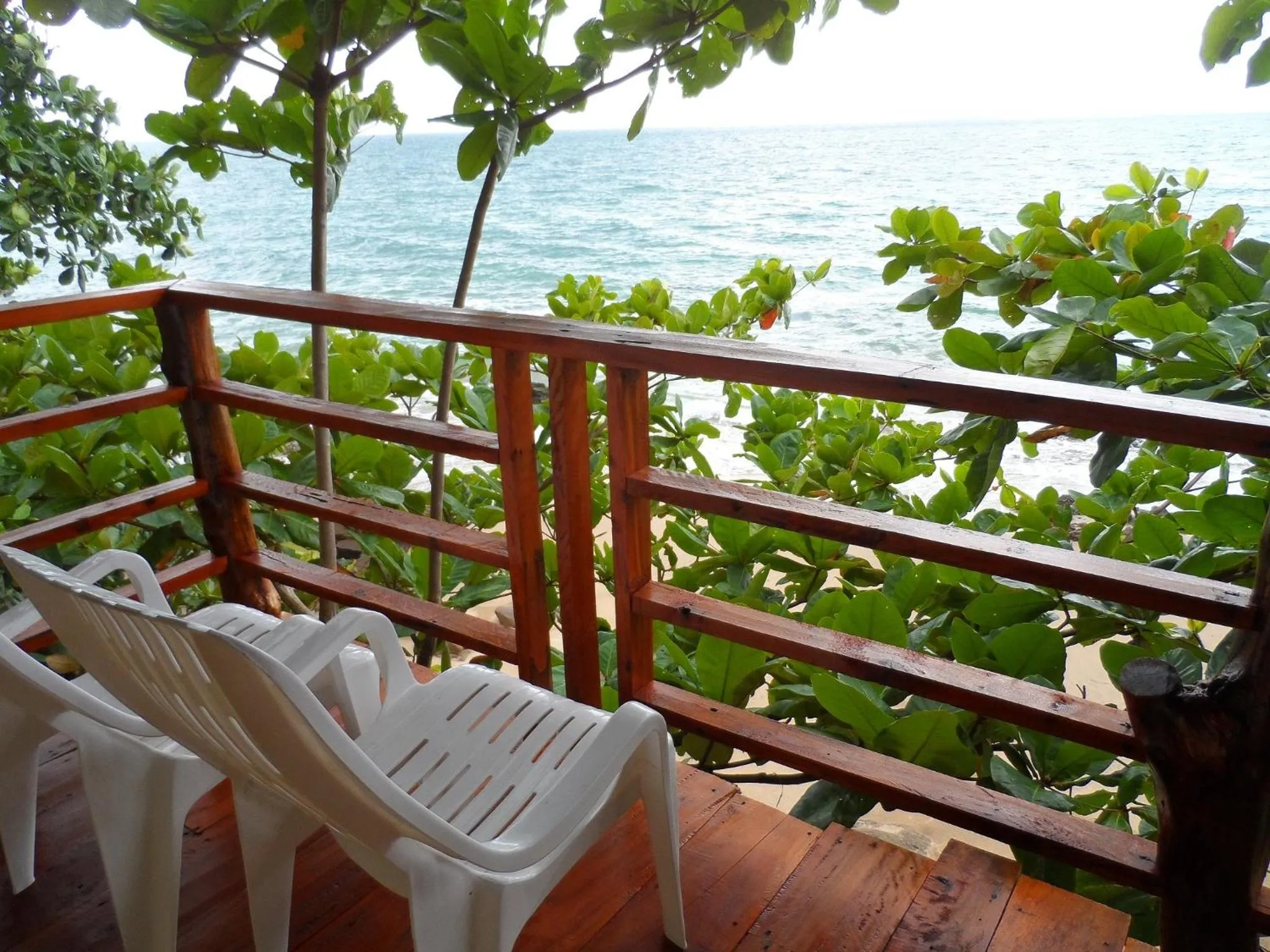 Balcony/Terrace in Jungle Hill Beach Bungalow