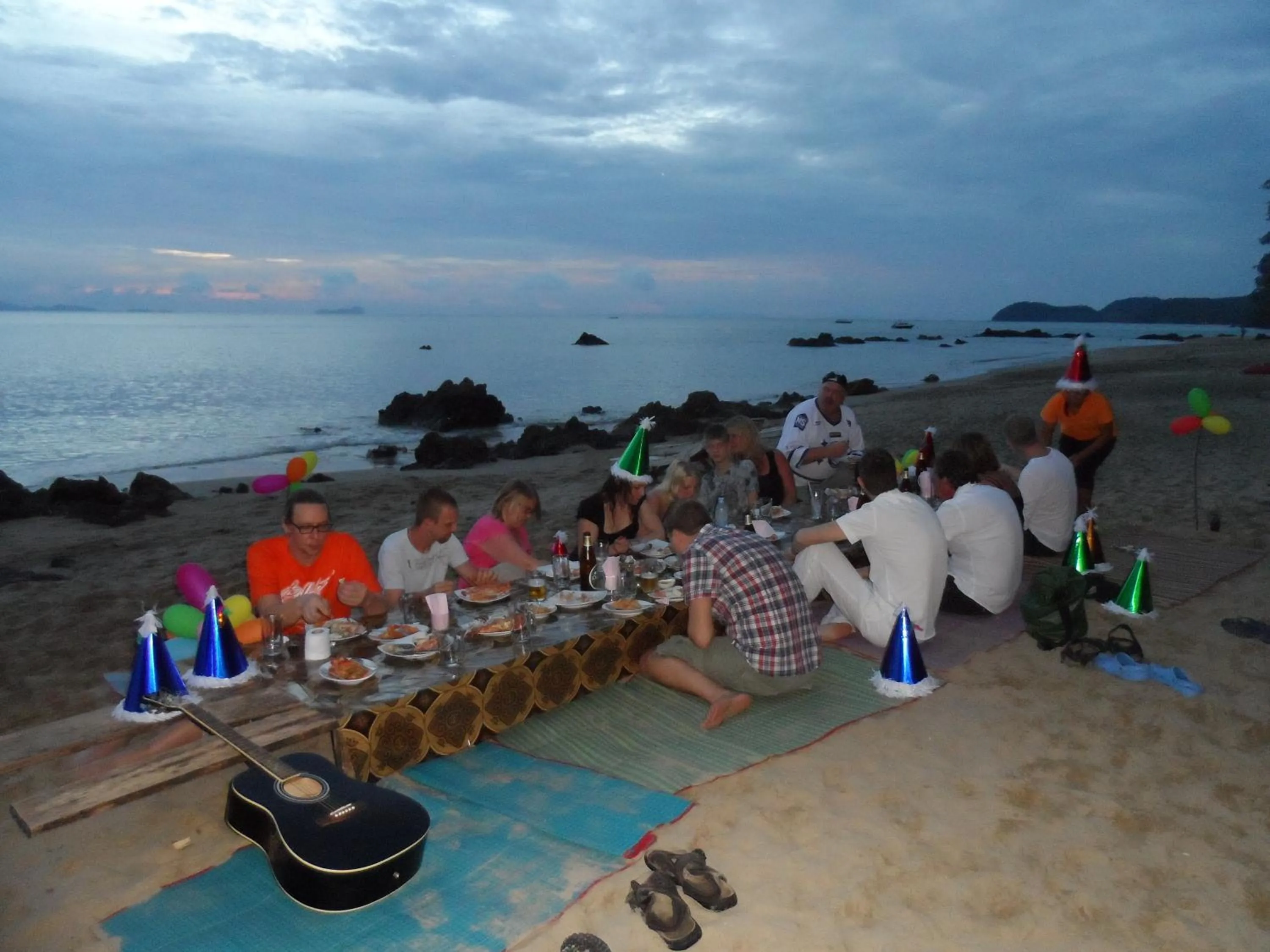 Sunset in Jungle Hill Beach Bungalow