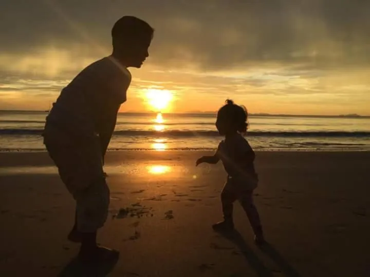 Sunset in Jungle Hill Beach Bungalow