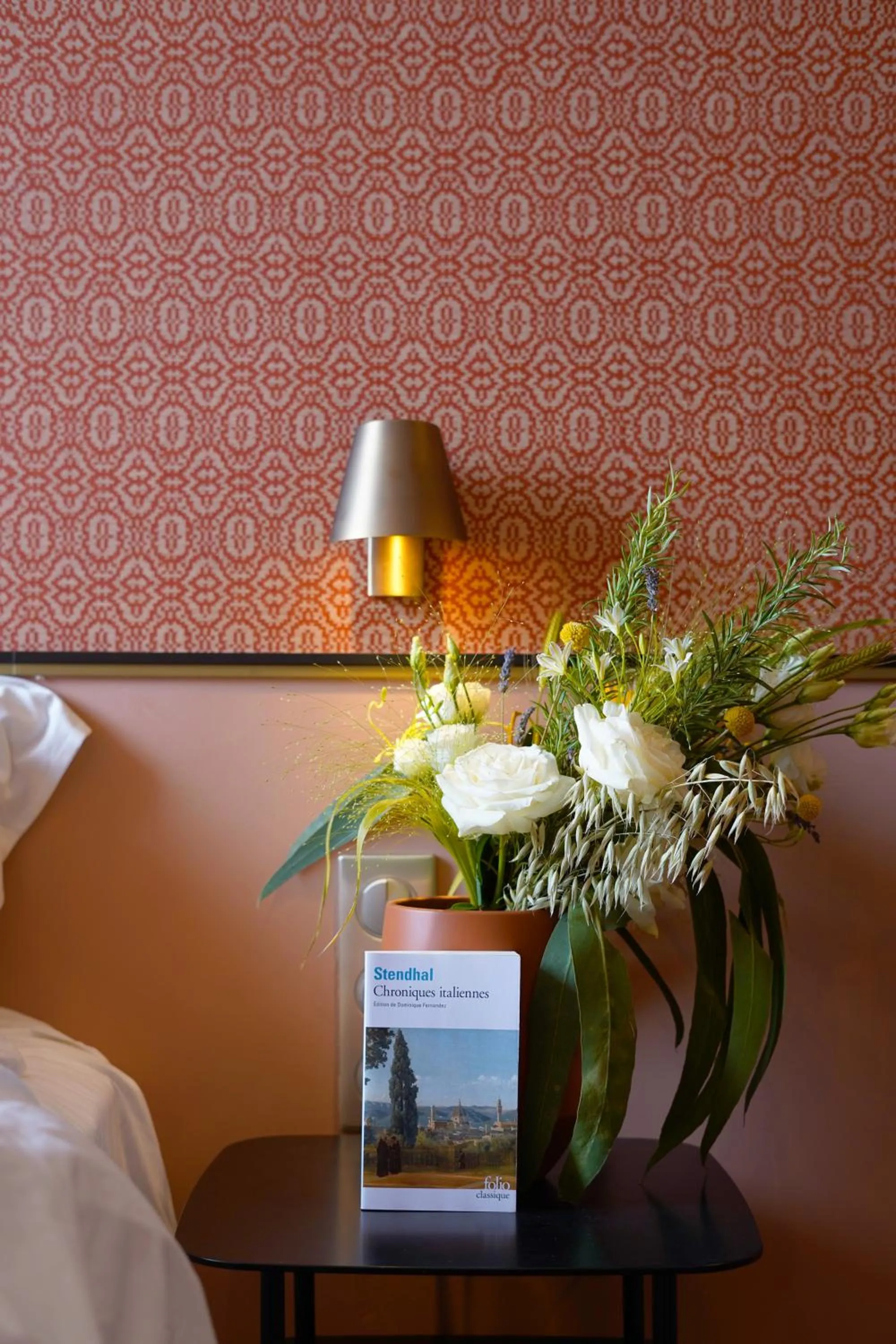 Bed in Hotel Des Prélats