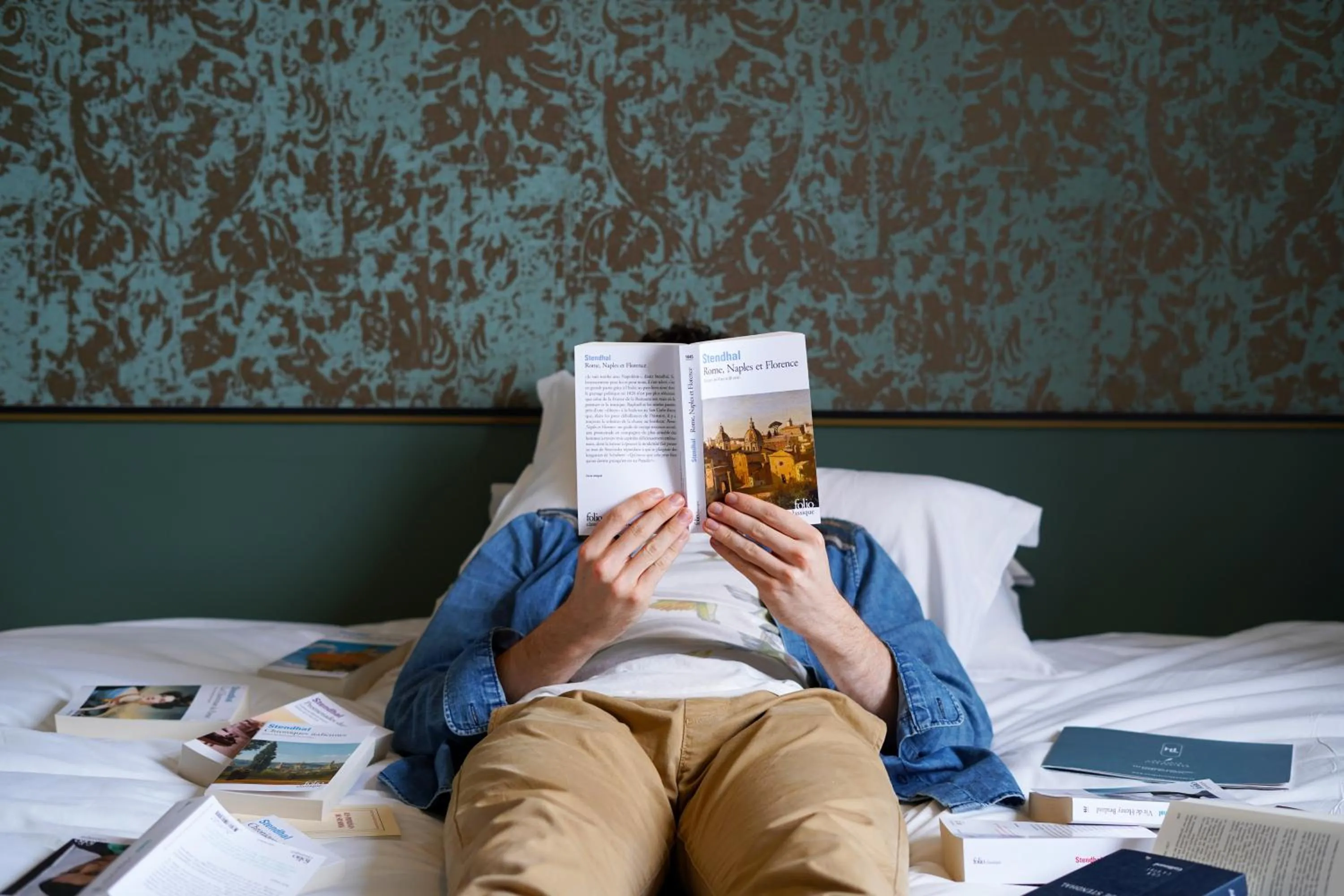 Bed in Hotel Des Prélats