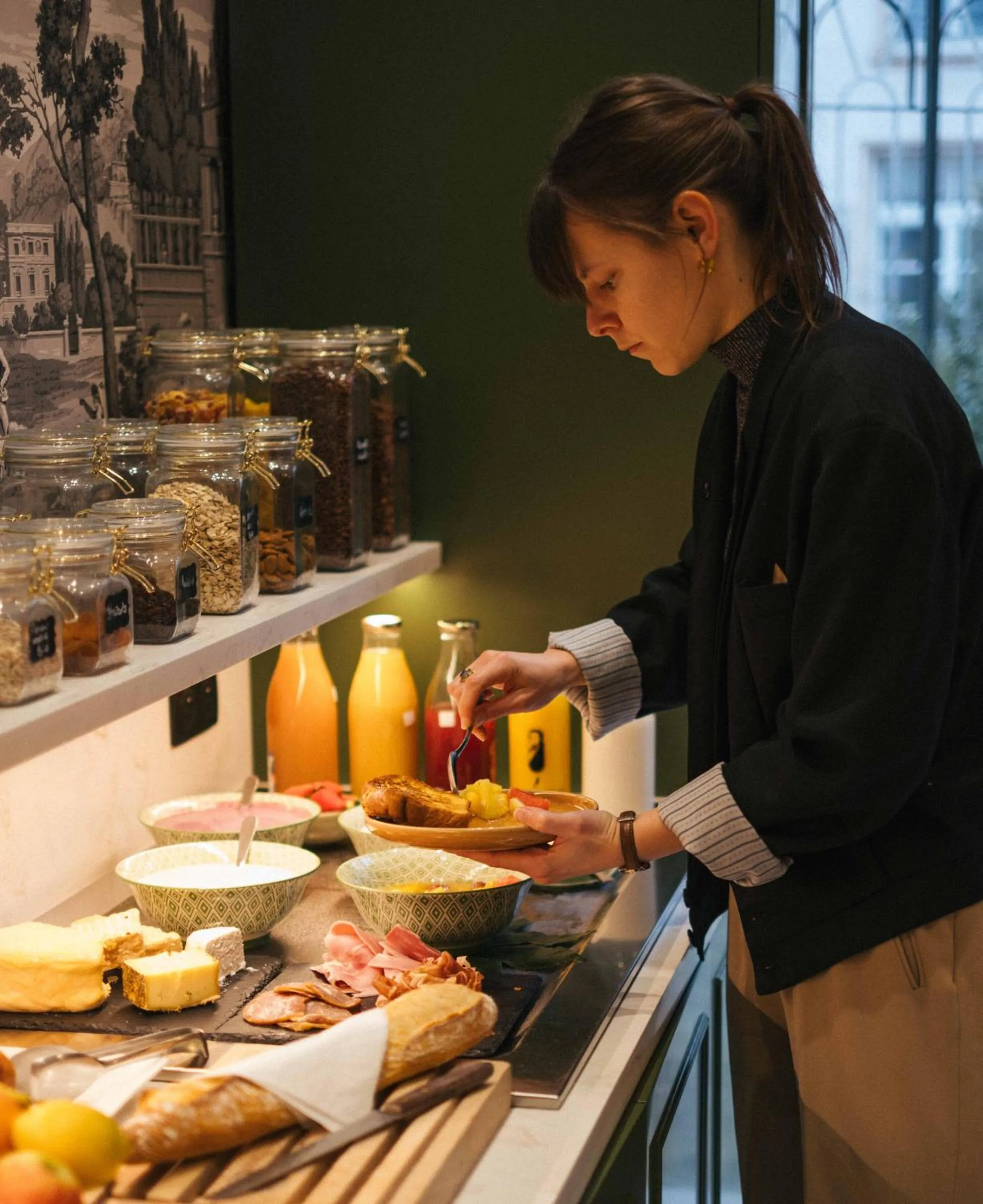Breakfast in Hôtel Littéraire Stendhal et Spa
