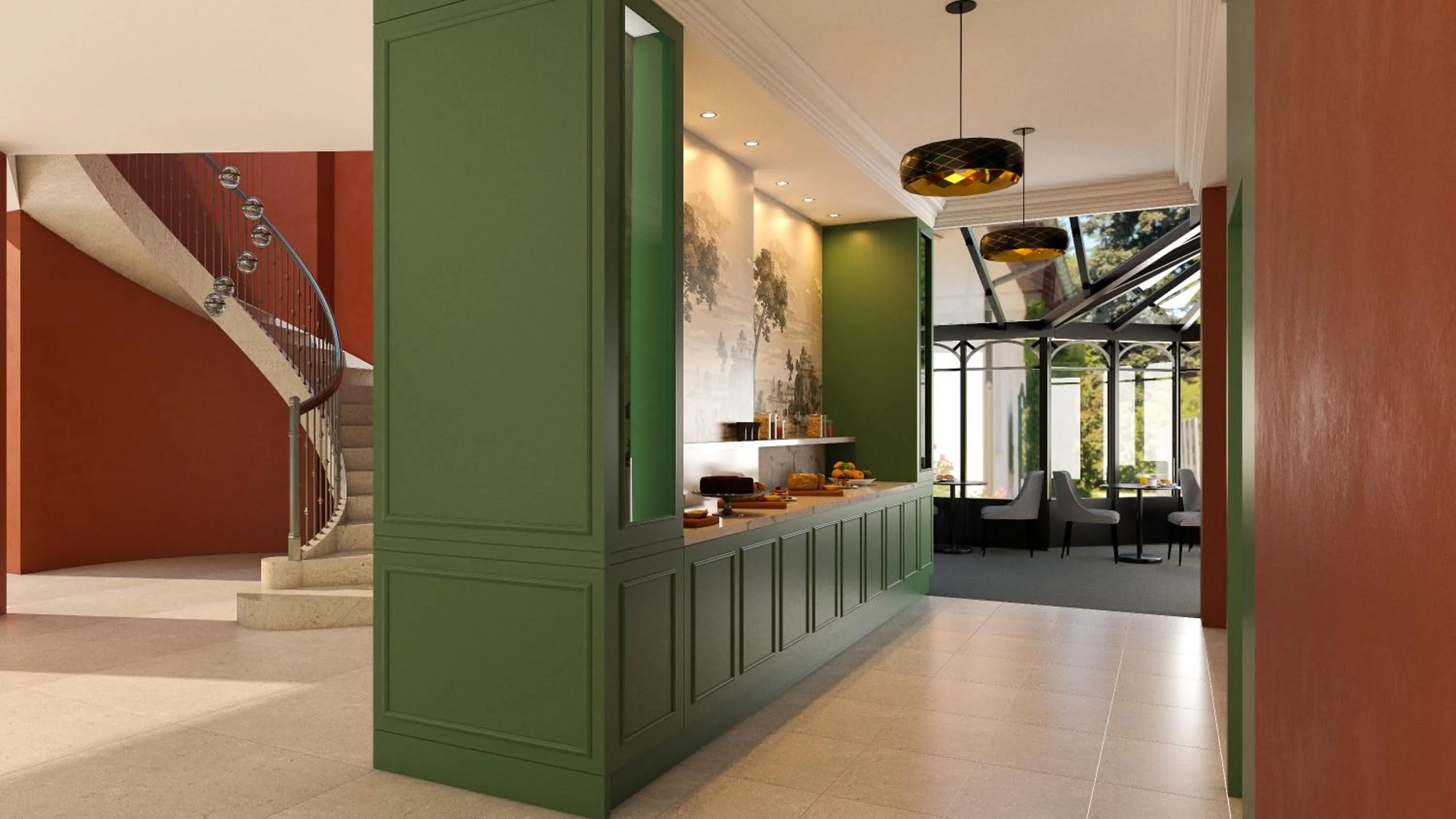 Lobby/Reception in Hotel Des Prélats