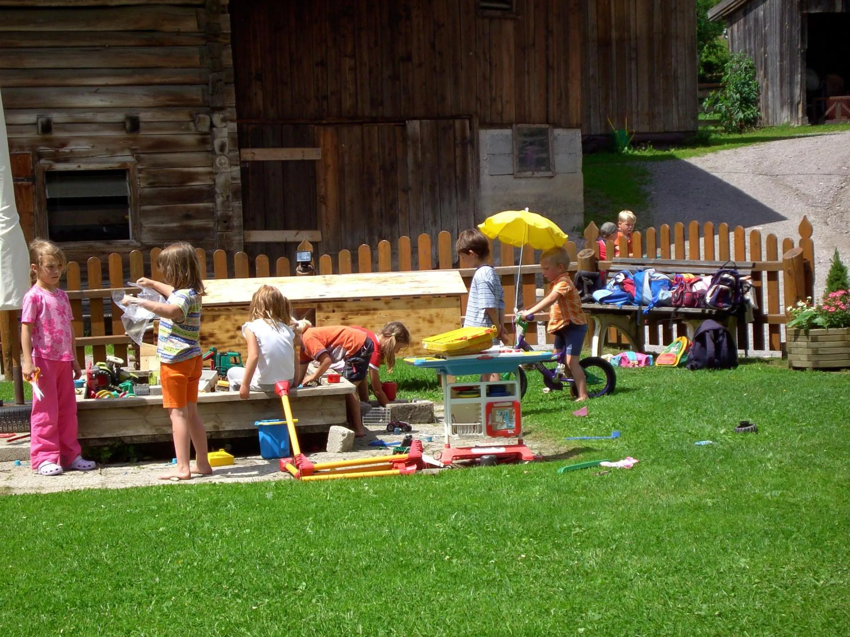Children play ground in Untersteinhof