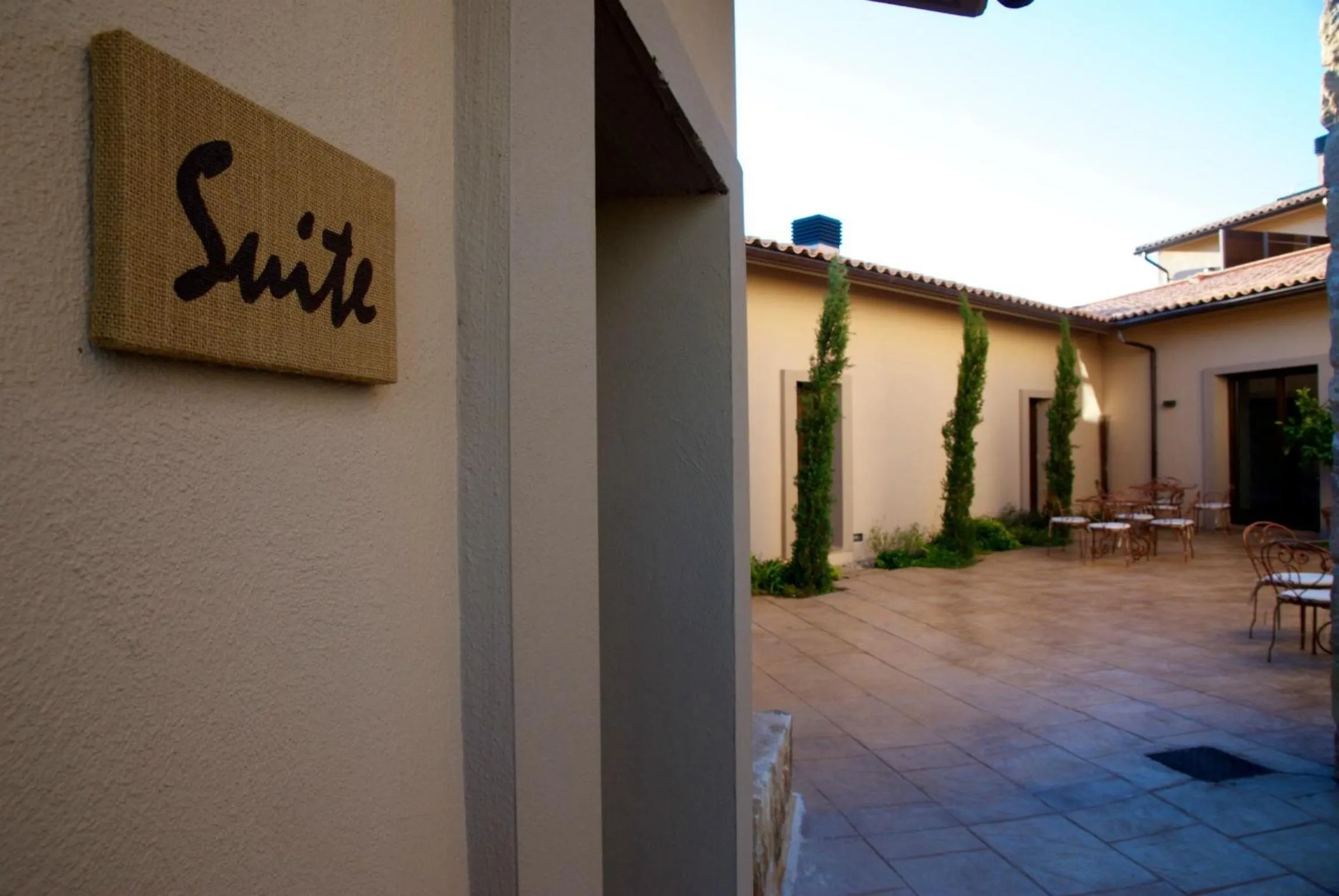 Patio in Hotel Villa Monter