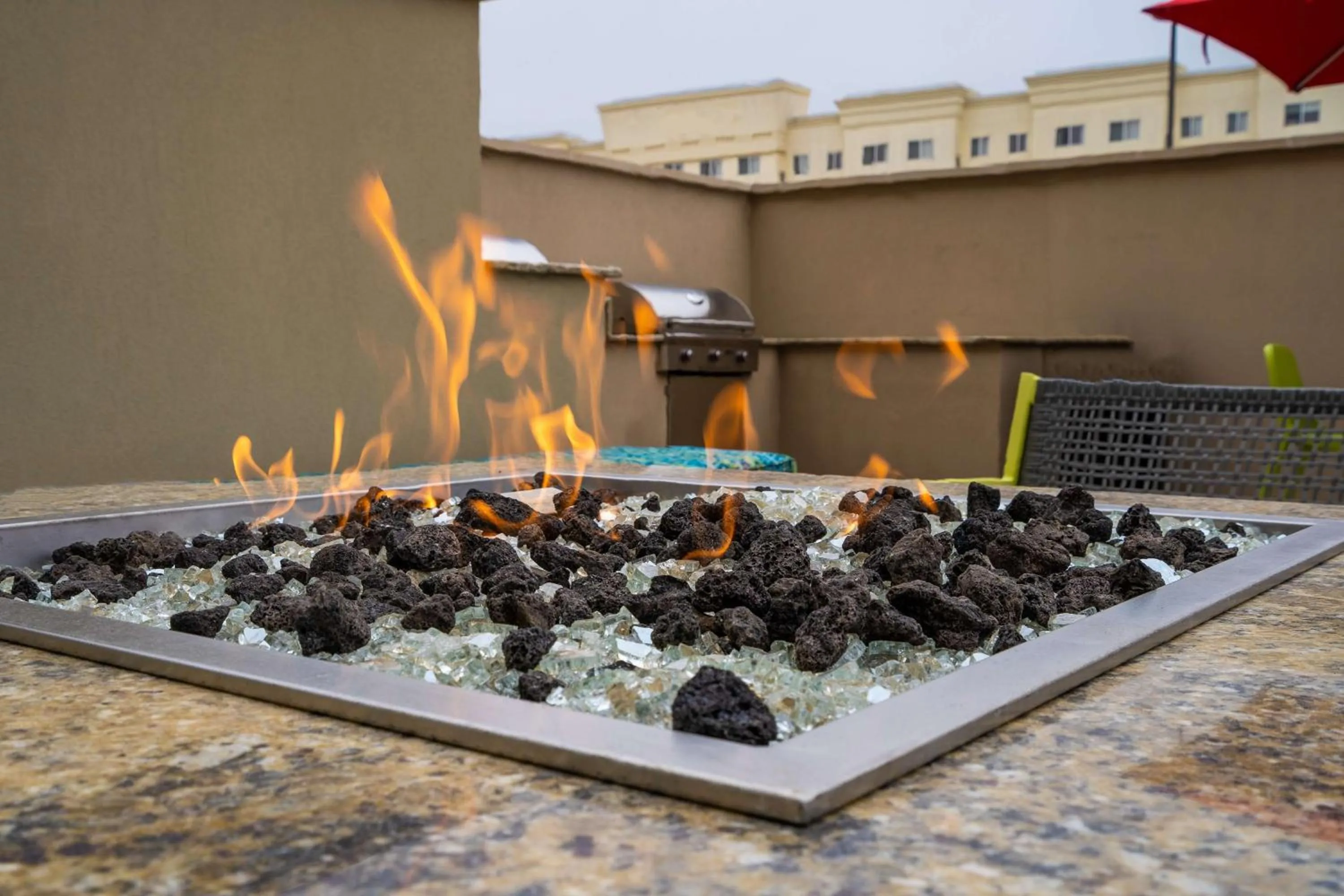 Patio in Home2 Suites By Hilton San Antonio At The Rim, Tx