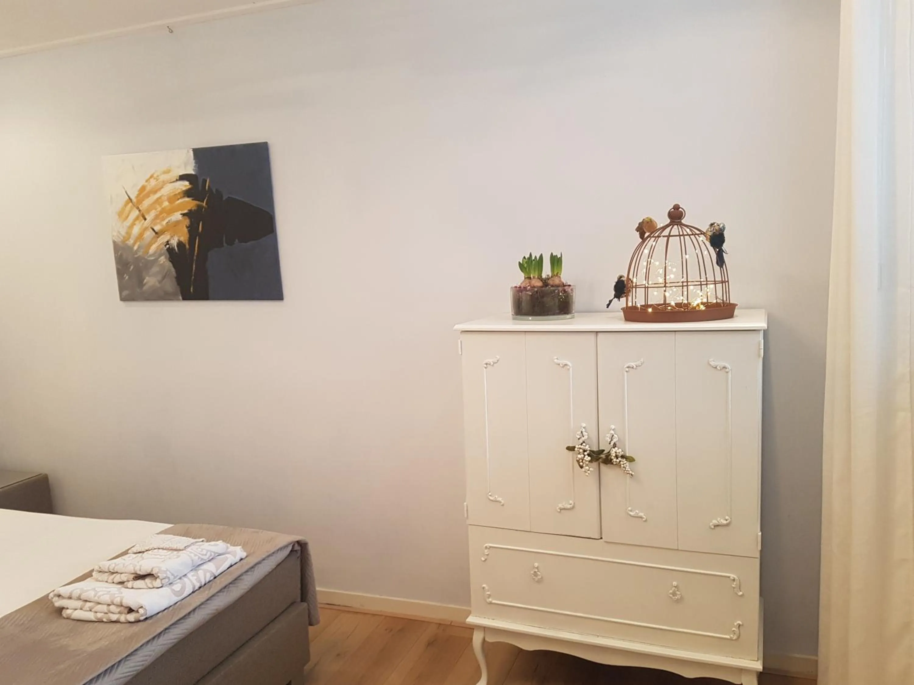 Decorative detail, Bed in B&B de Panheide