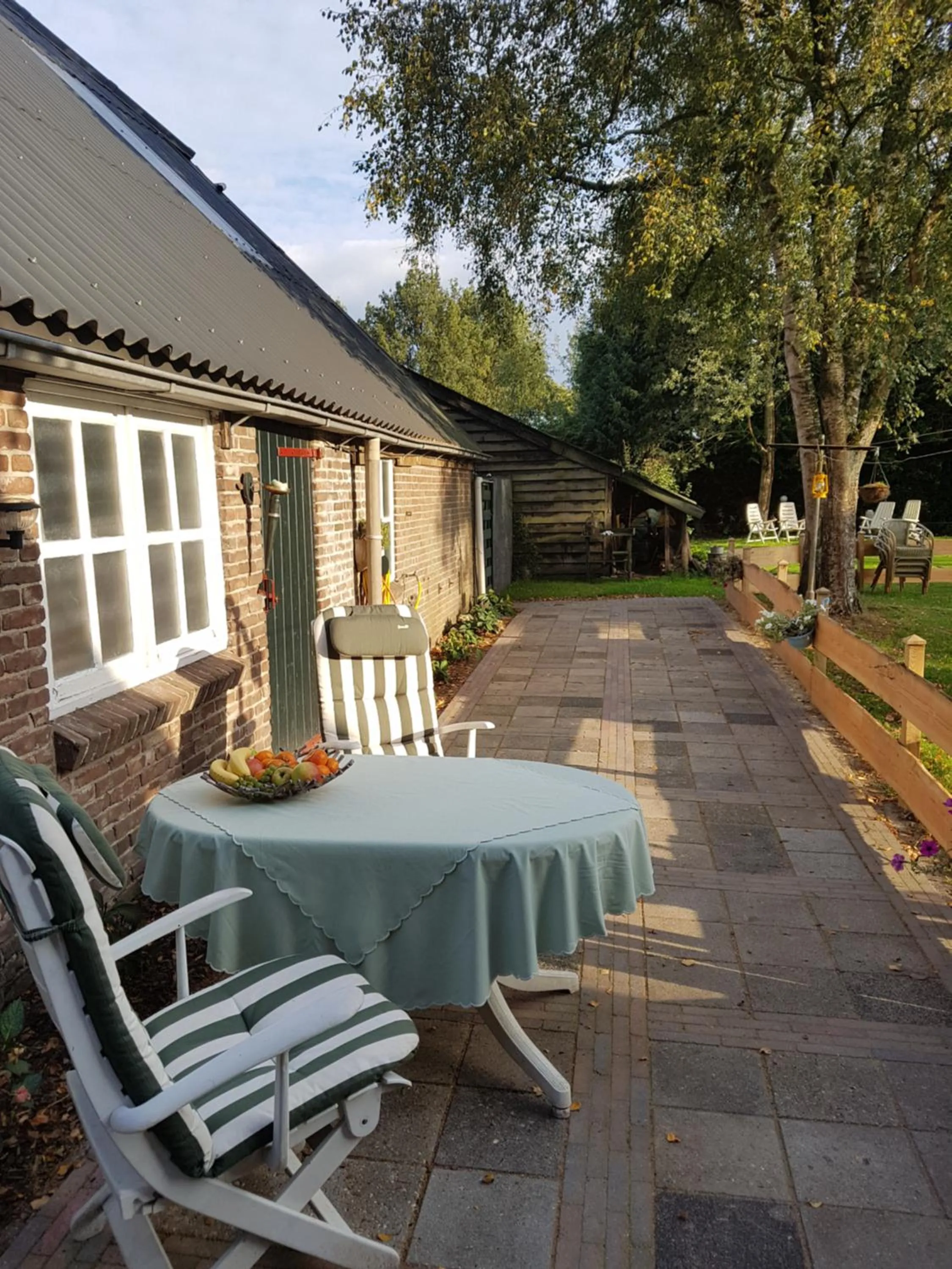 Garden view in B&B de Panheide