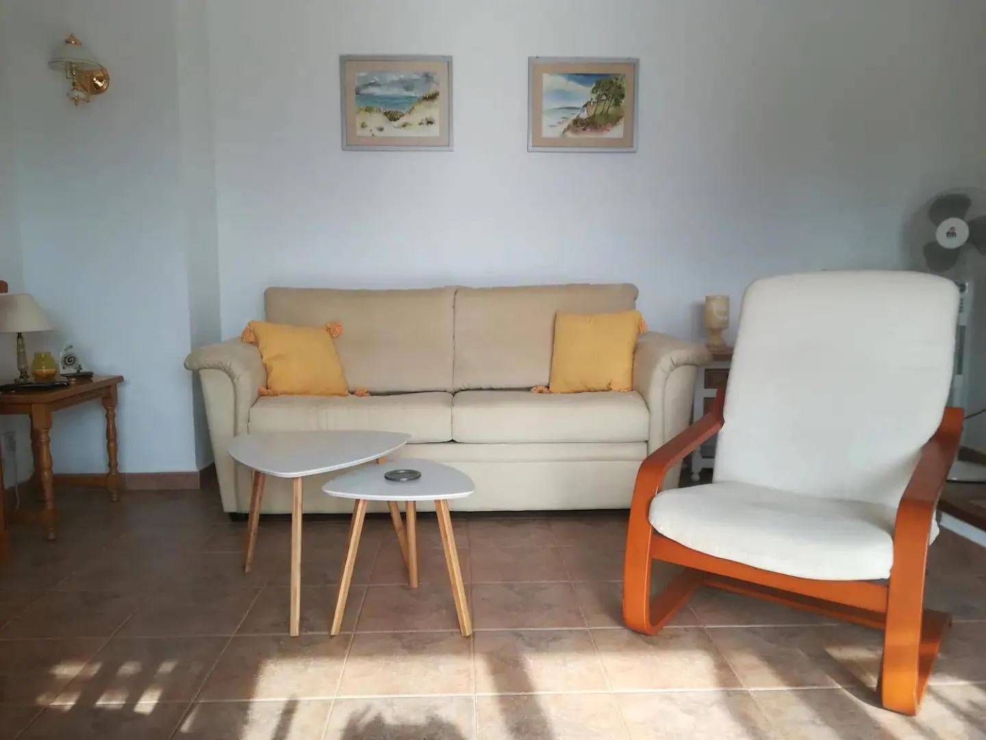 Living room in FerienwohnungMoraira