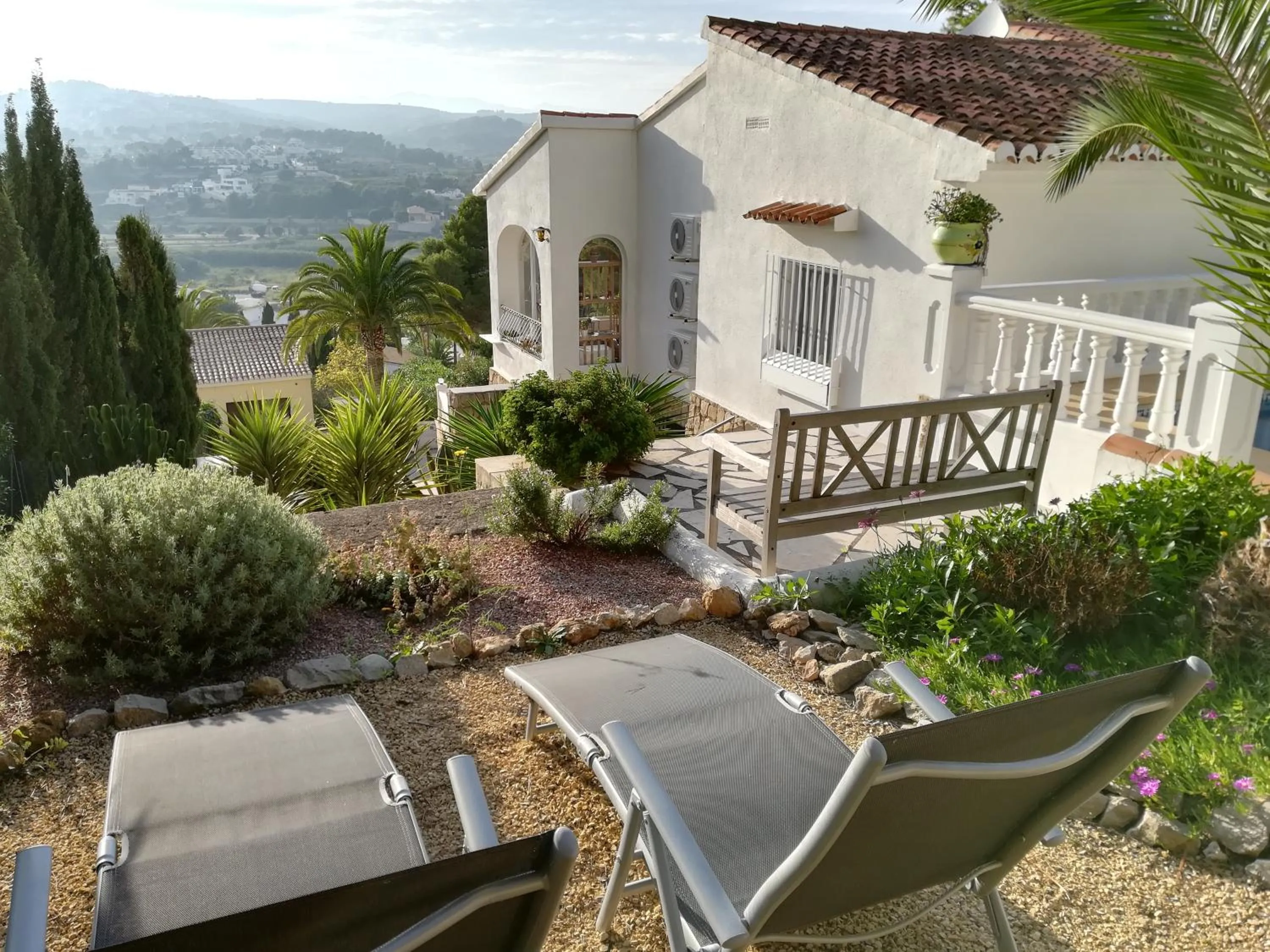 Garden in FerienwohnungMoraira