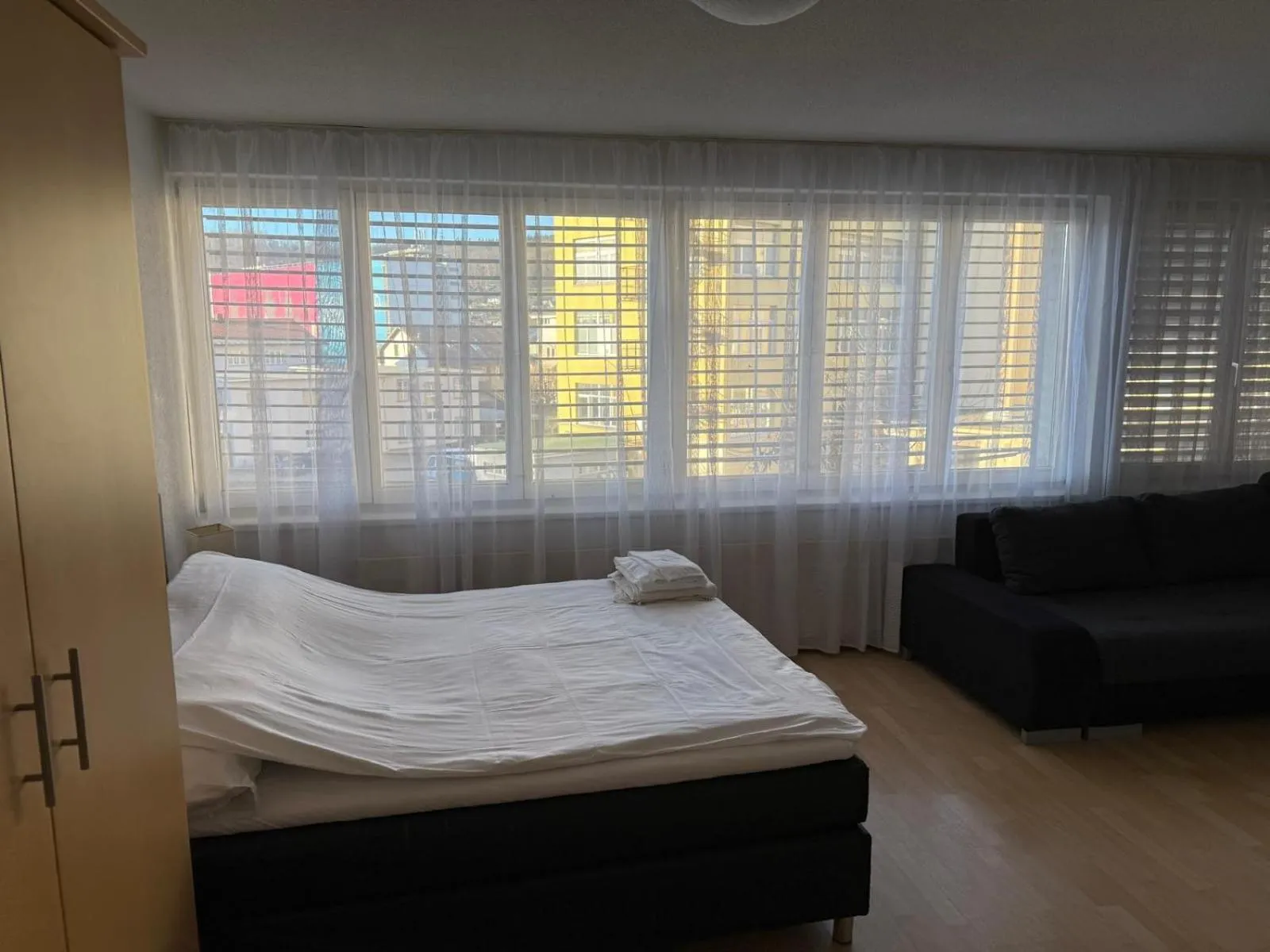 Bed in SASS APARTHOTEL