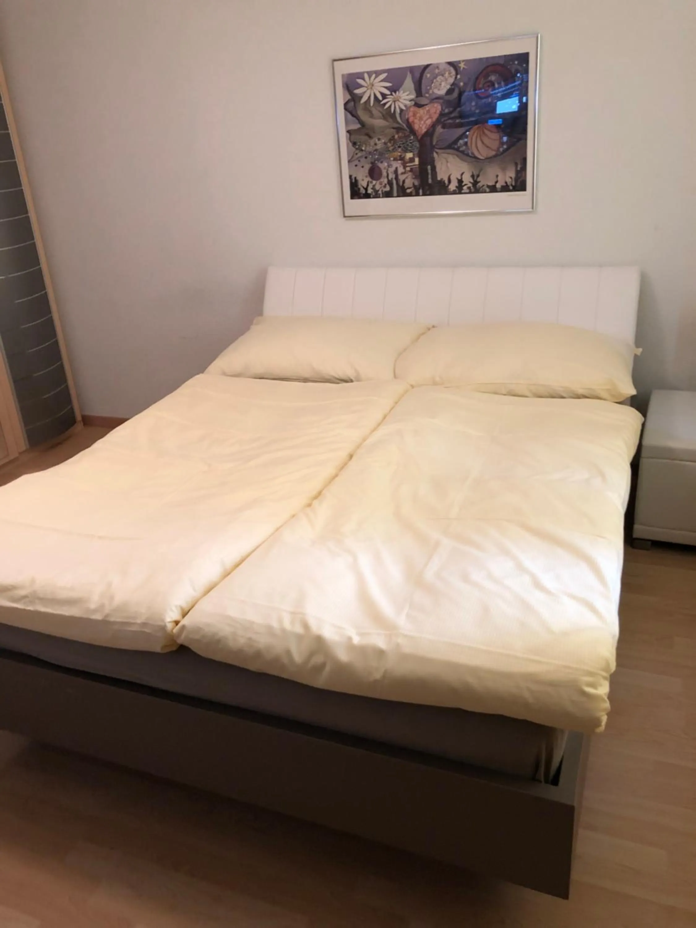 Bed in SASS APARTHOTEL