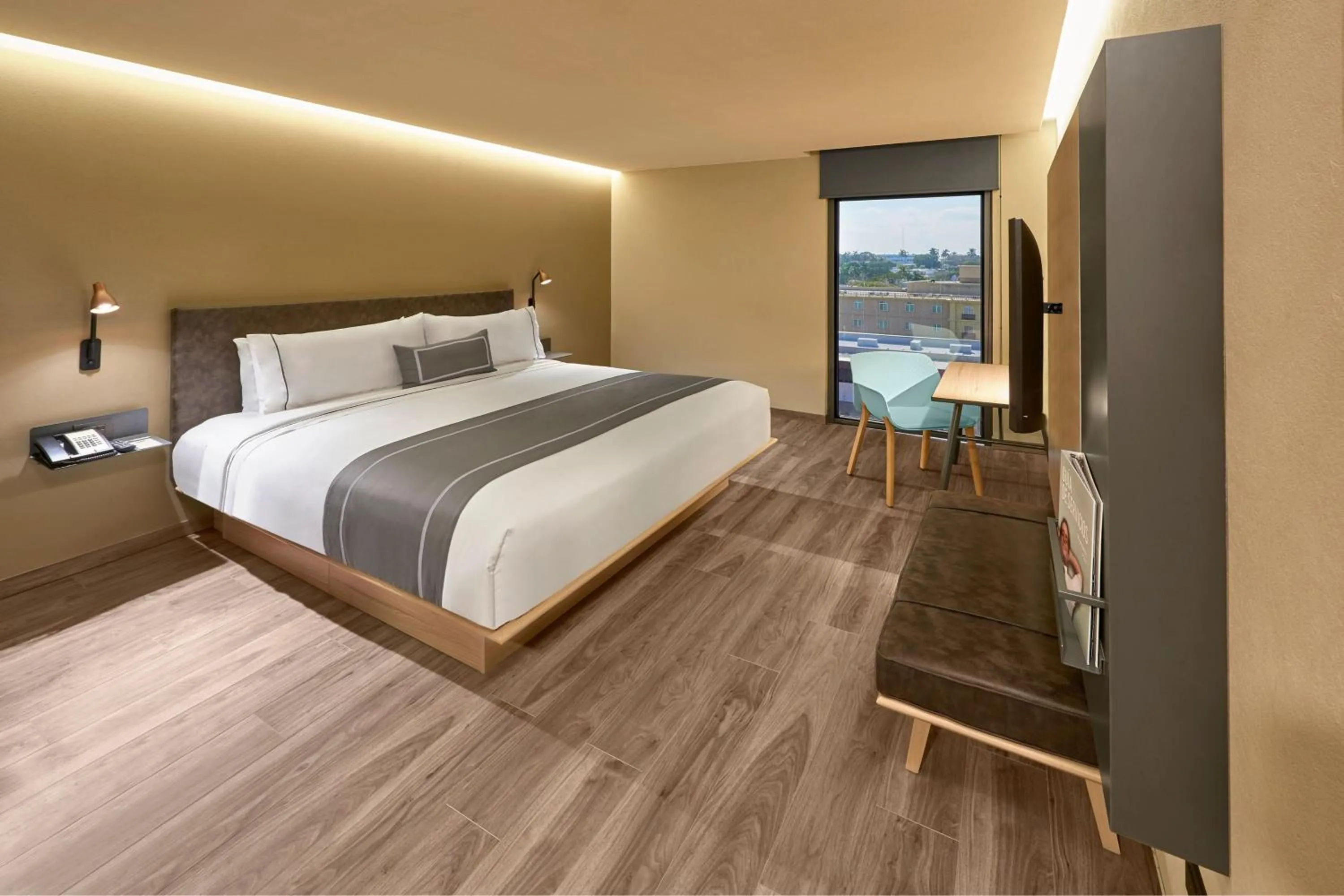Bedroom, Bed in City Express Plus by Marriott Tampico