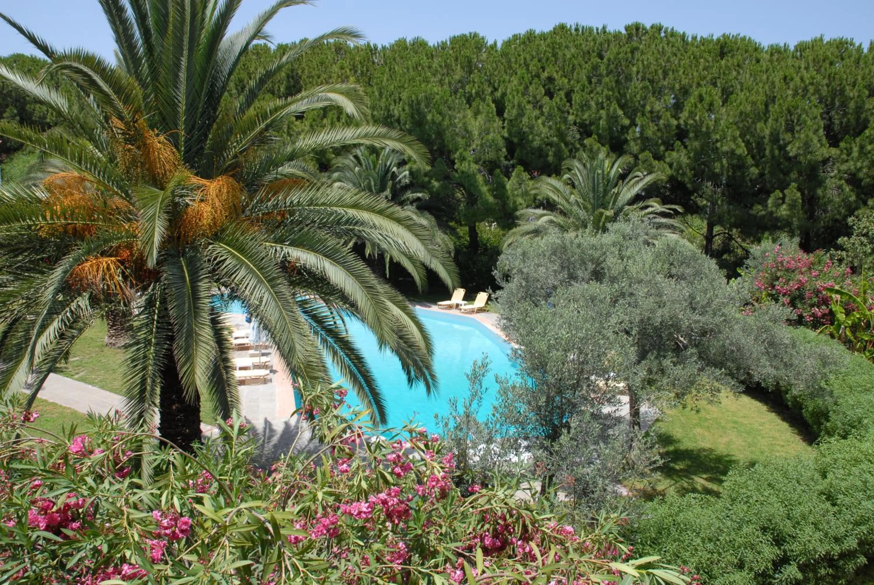 Pool view in Niki Hotel Apartments