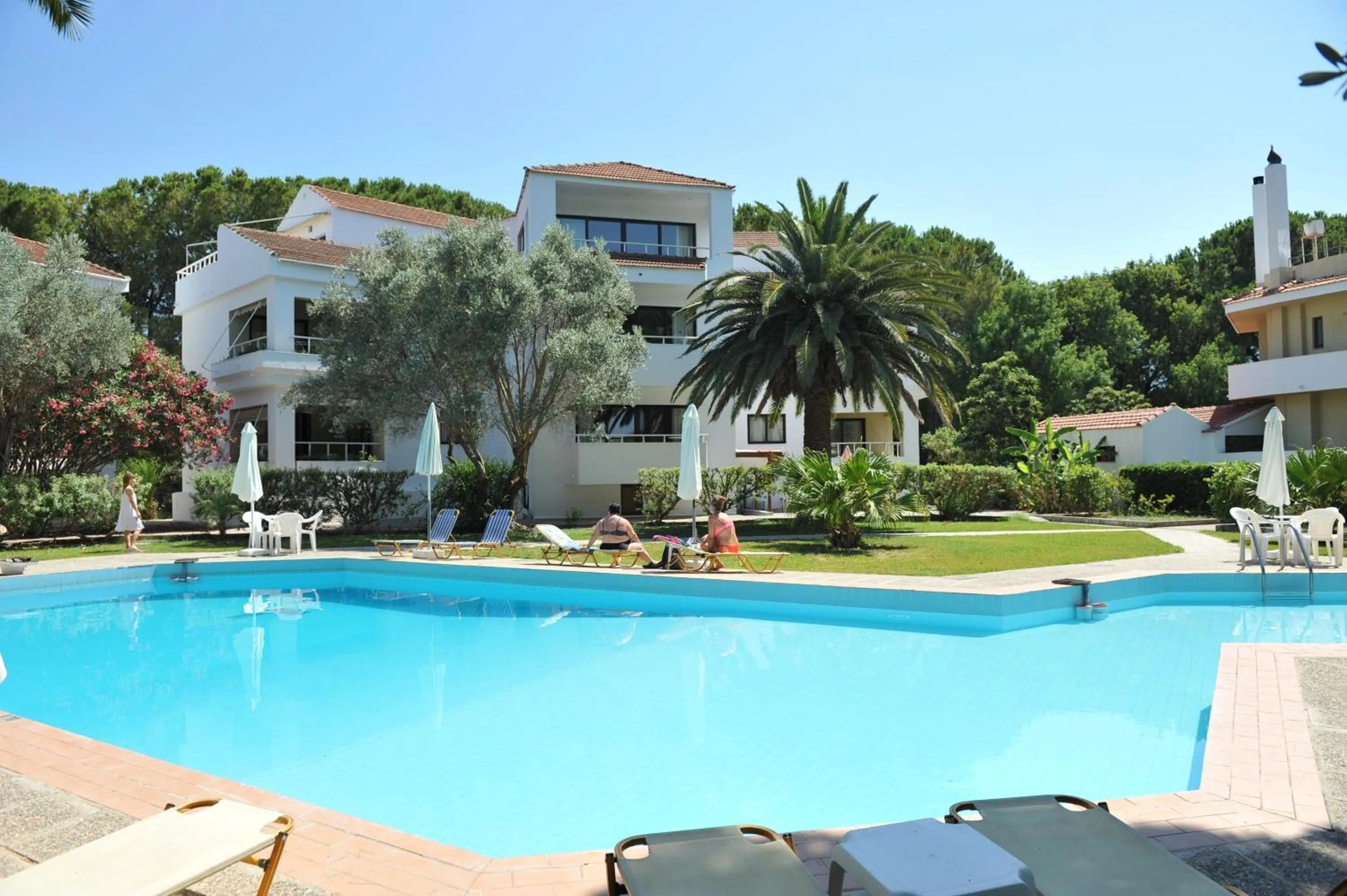 Garden view in Niki Hotel Apartments