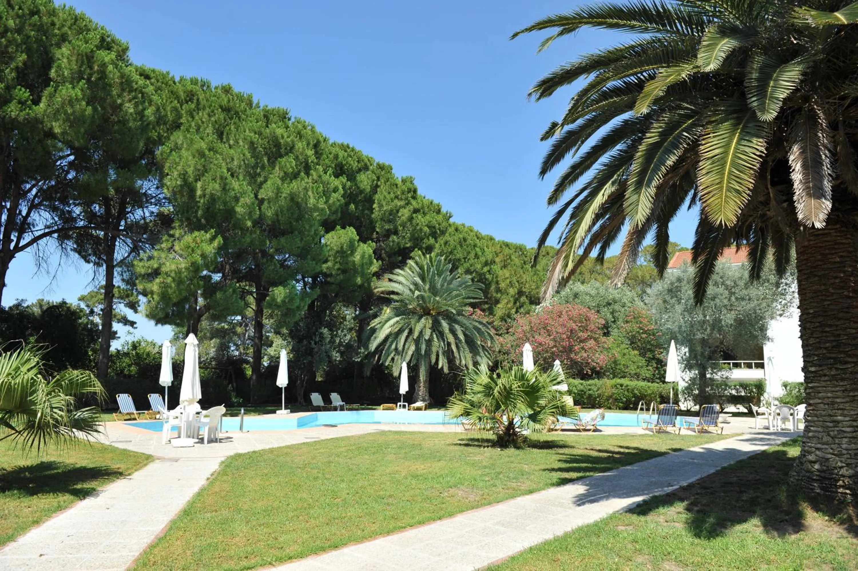 Garden view in Niki Hotel Apartments