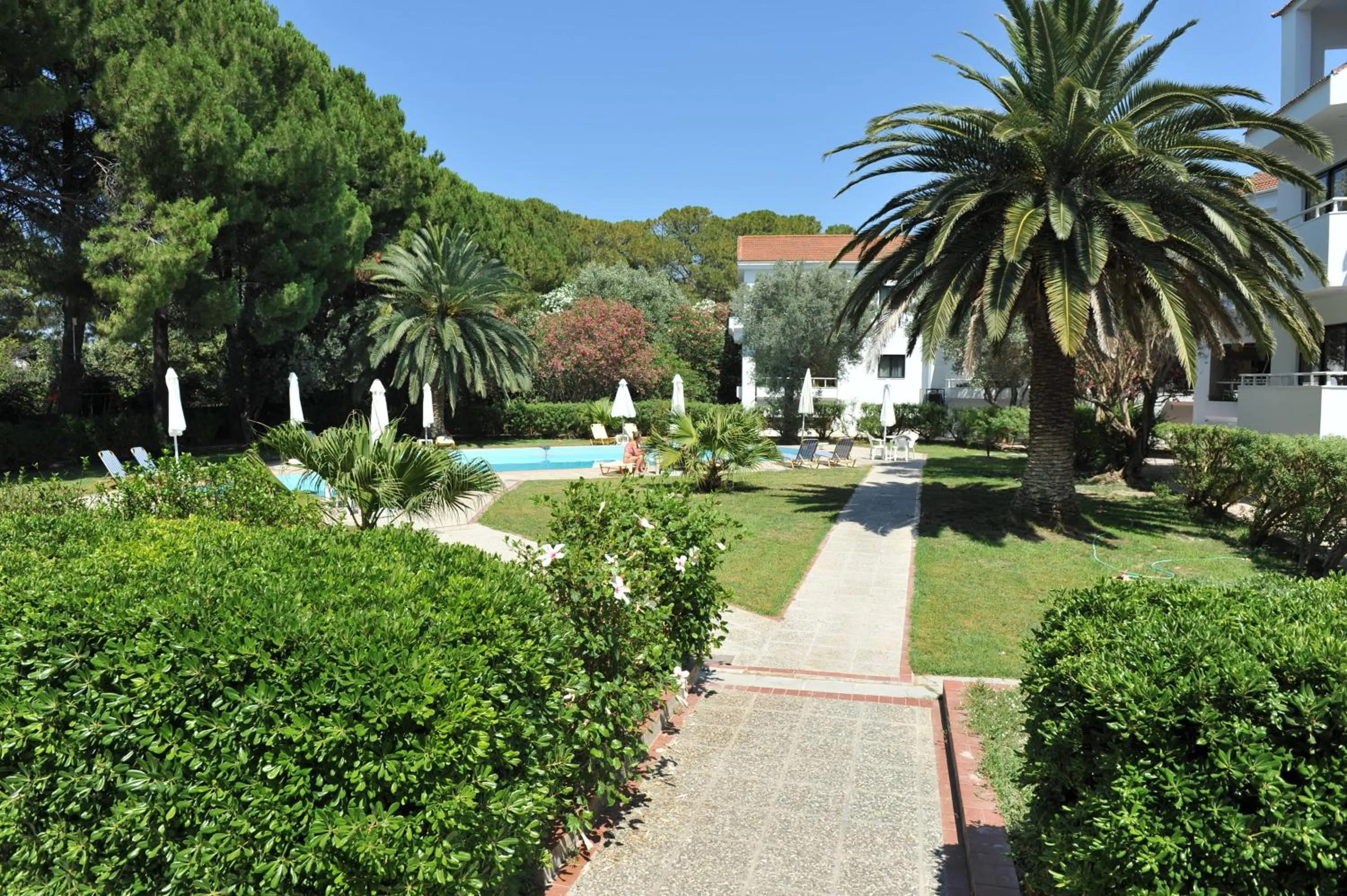 Garden view in Niki Hotel Apartments