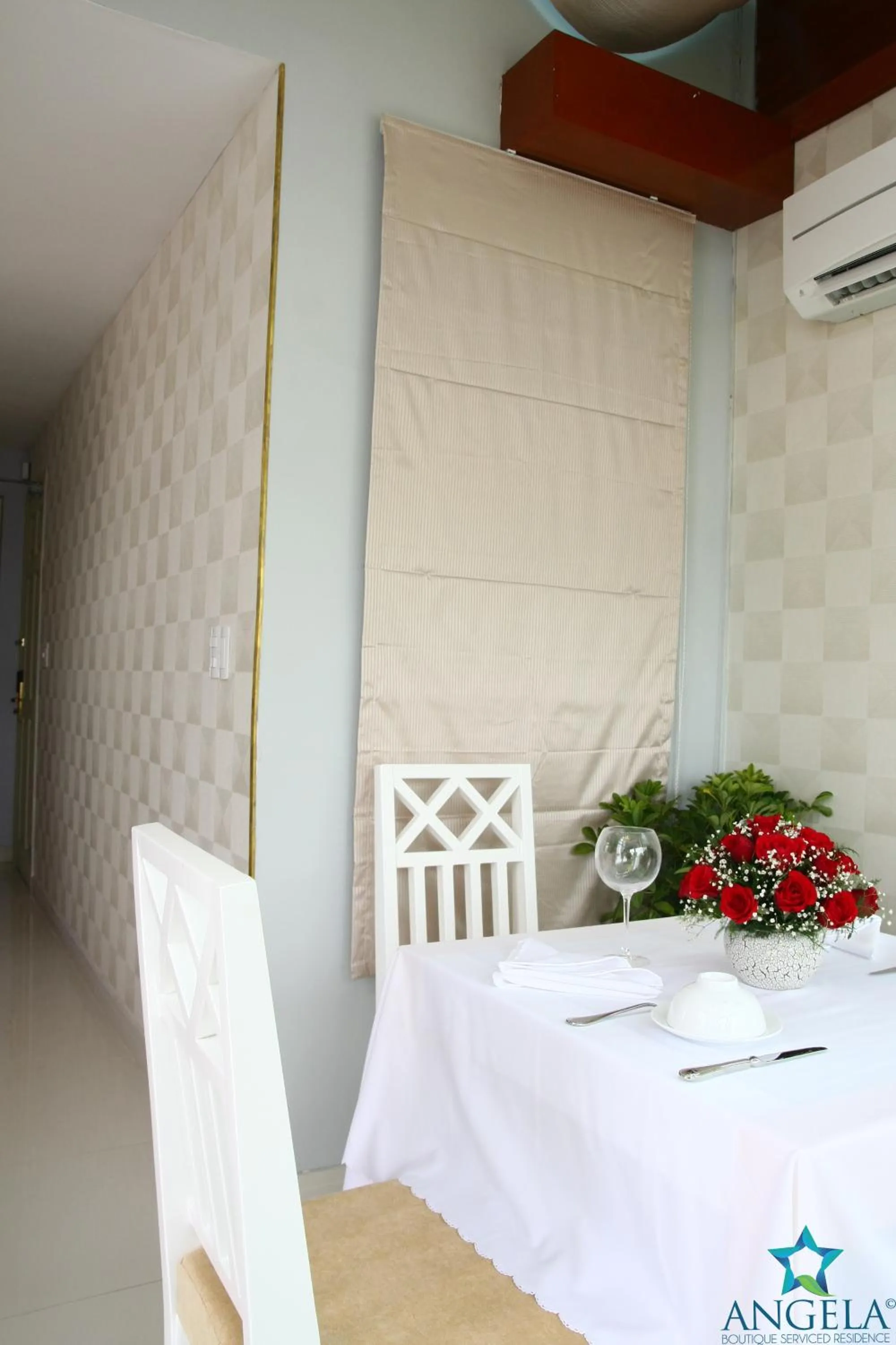 Dining area in Angela Boutique Serviced Residence