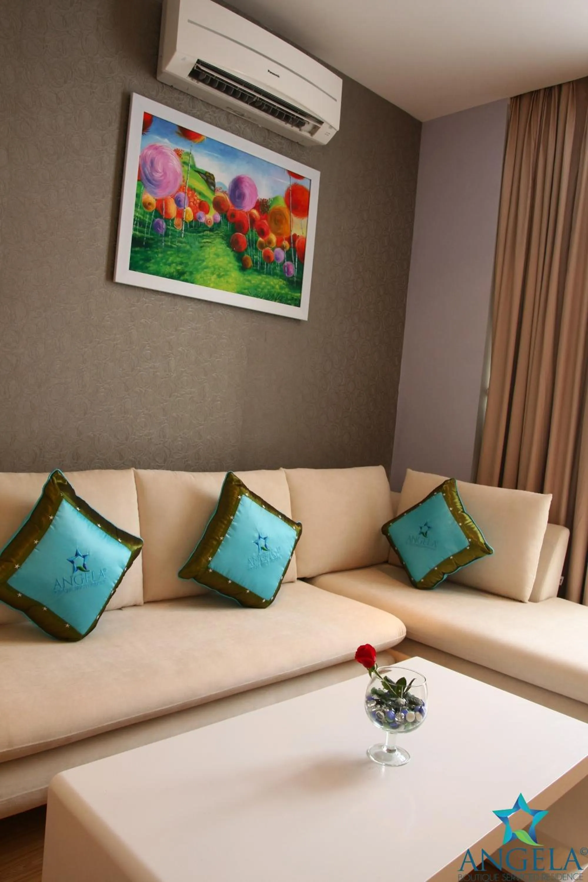 Living room in Angela Boutique Serviced Residence