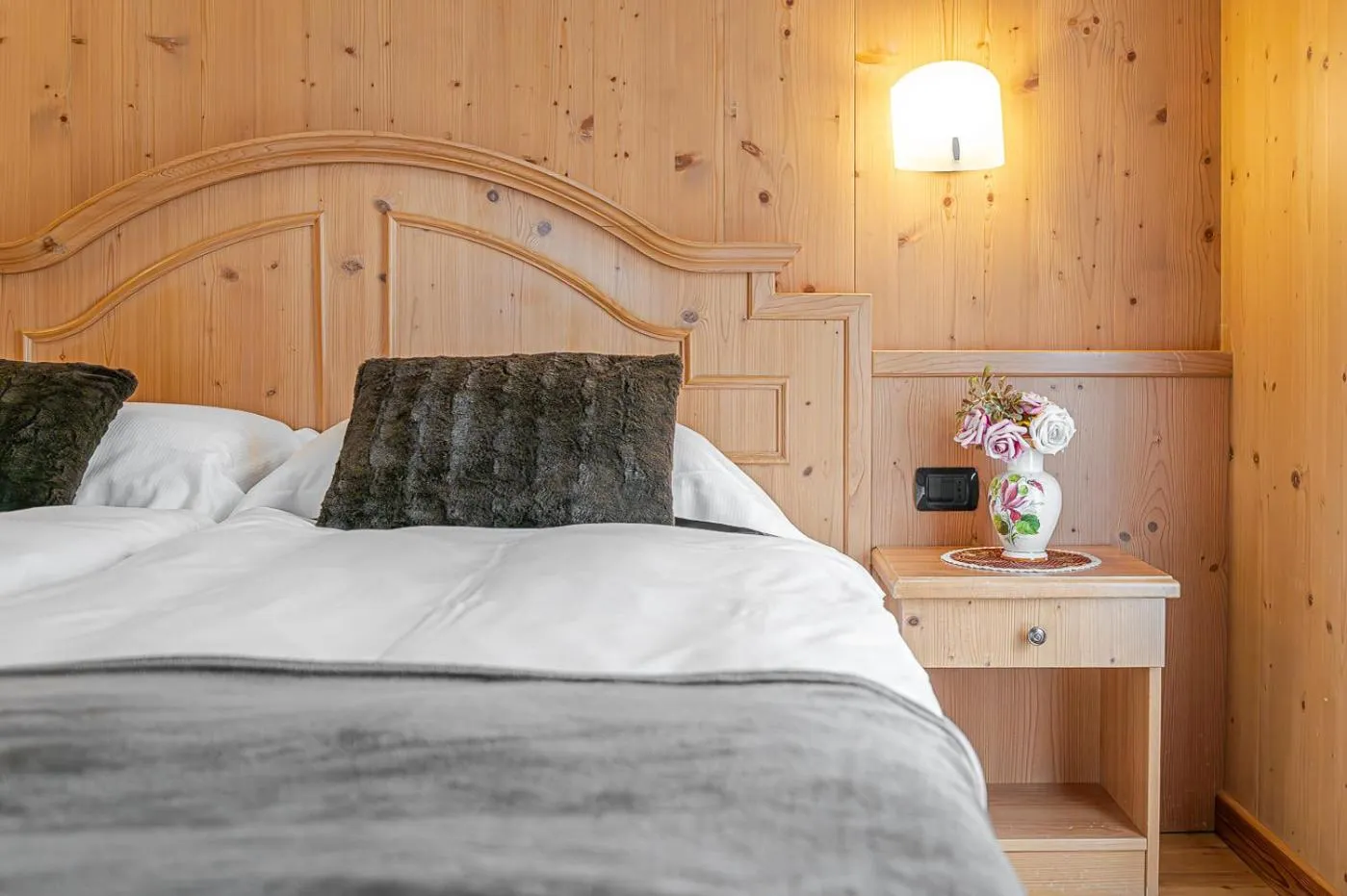 Bed in Hotel Pedranzini