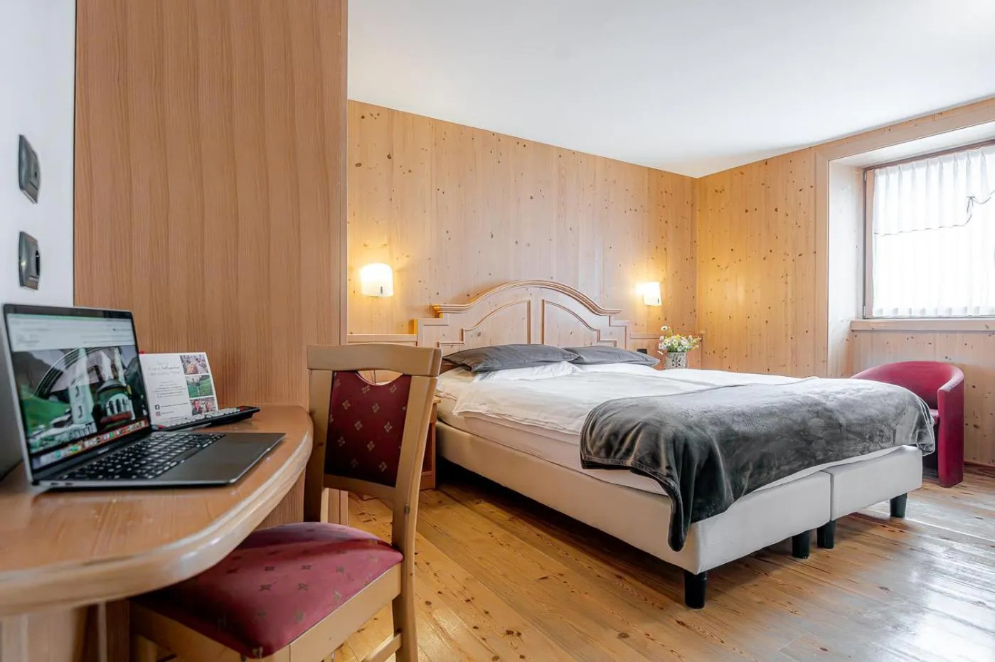 Bed in Hotel Pedranzini