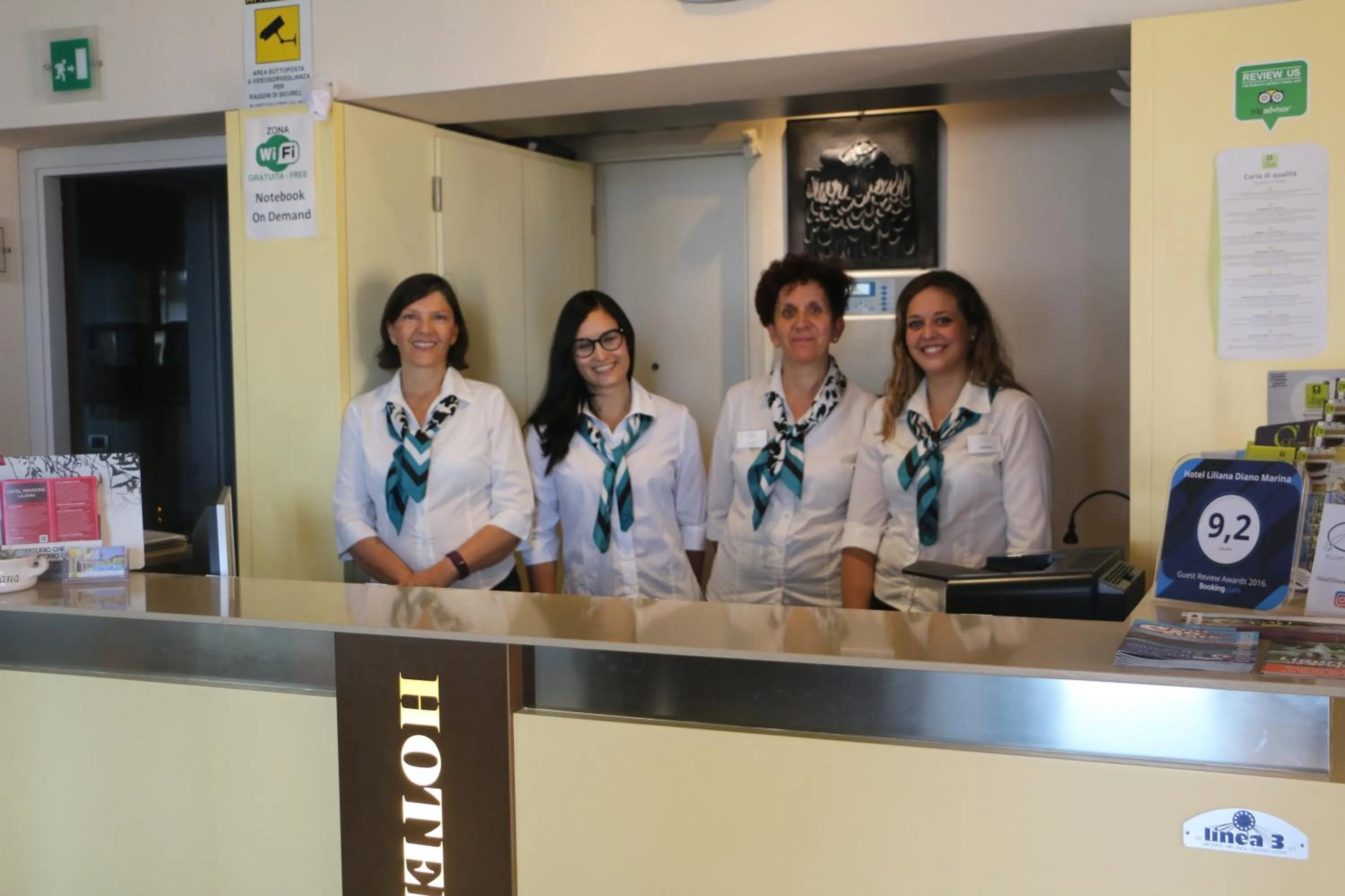 Staff in Hotel Liliana Diano Marina