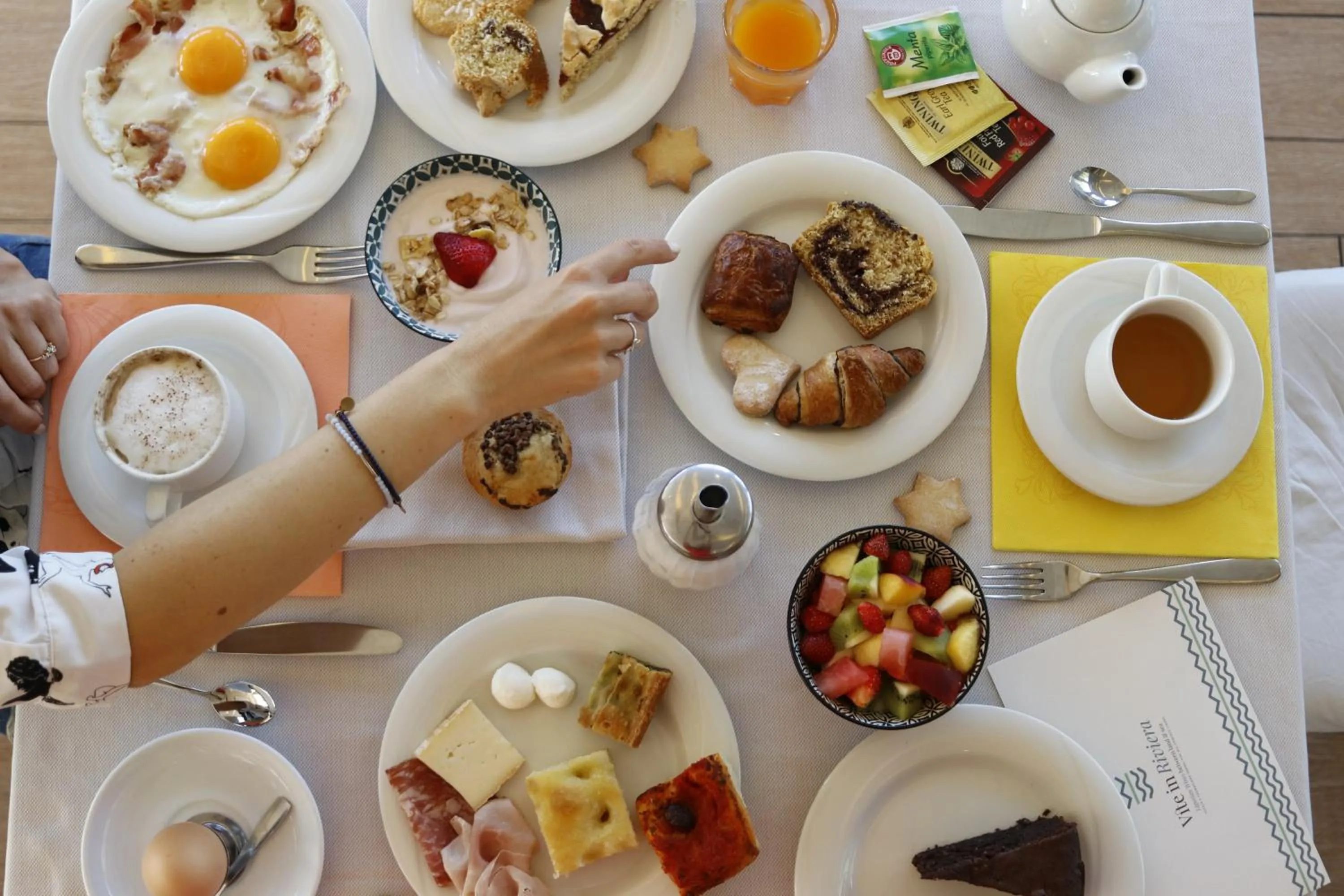 Food in Hotel Liliana Diano Marina