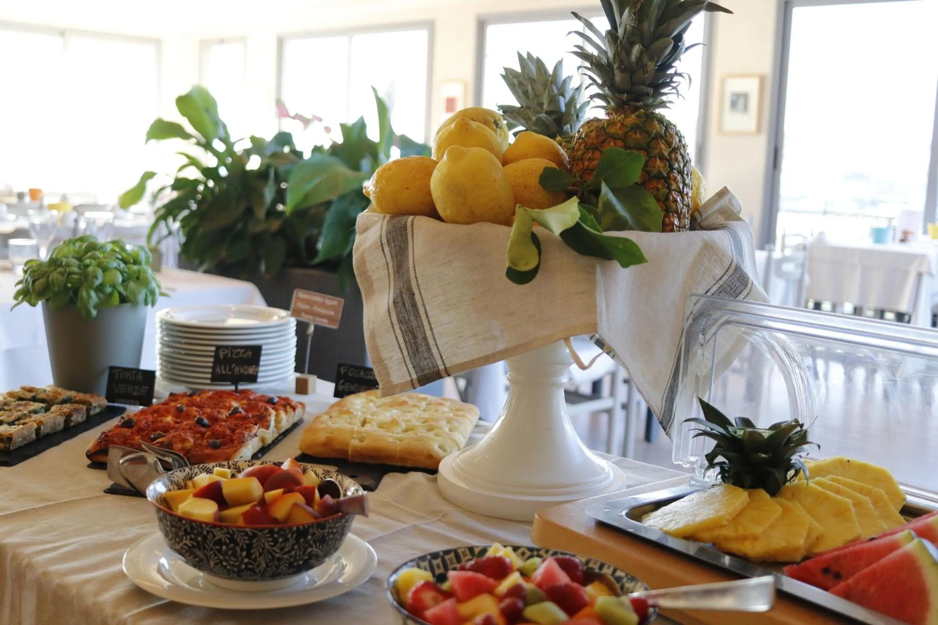 Food in Hotel Liliana Diano Marina