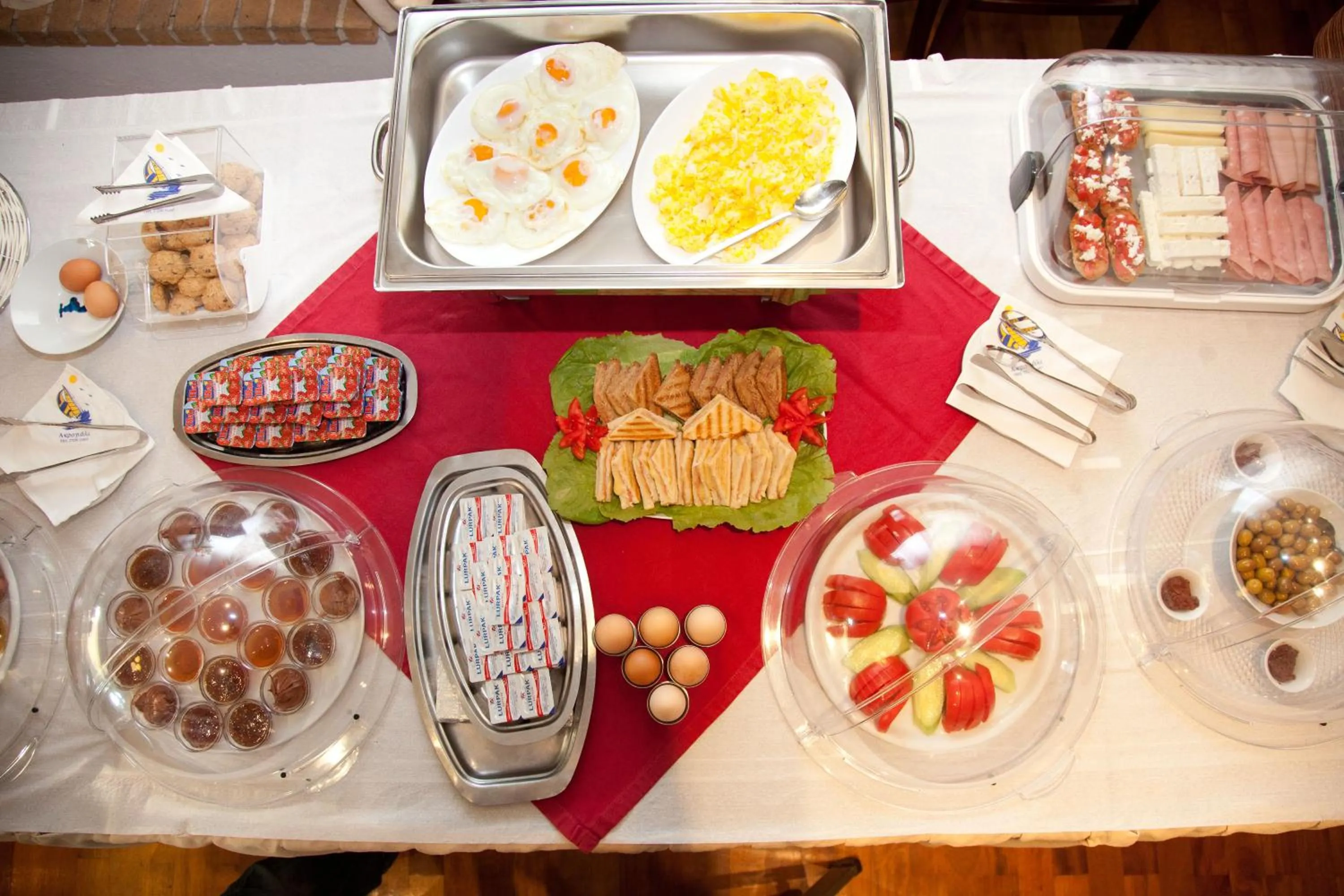 Buffet breakfast in Akroyali Hotel & Villas
