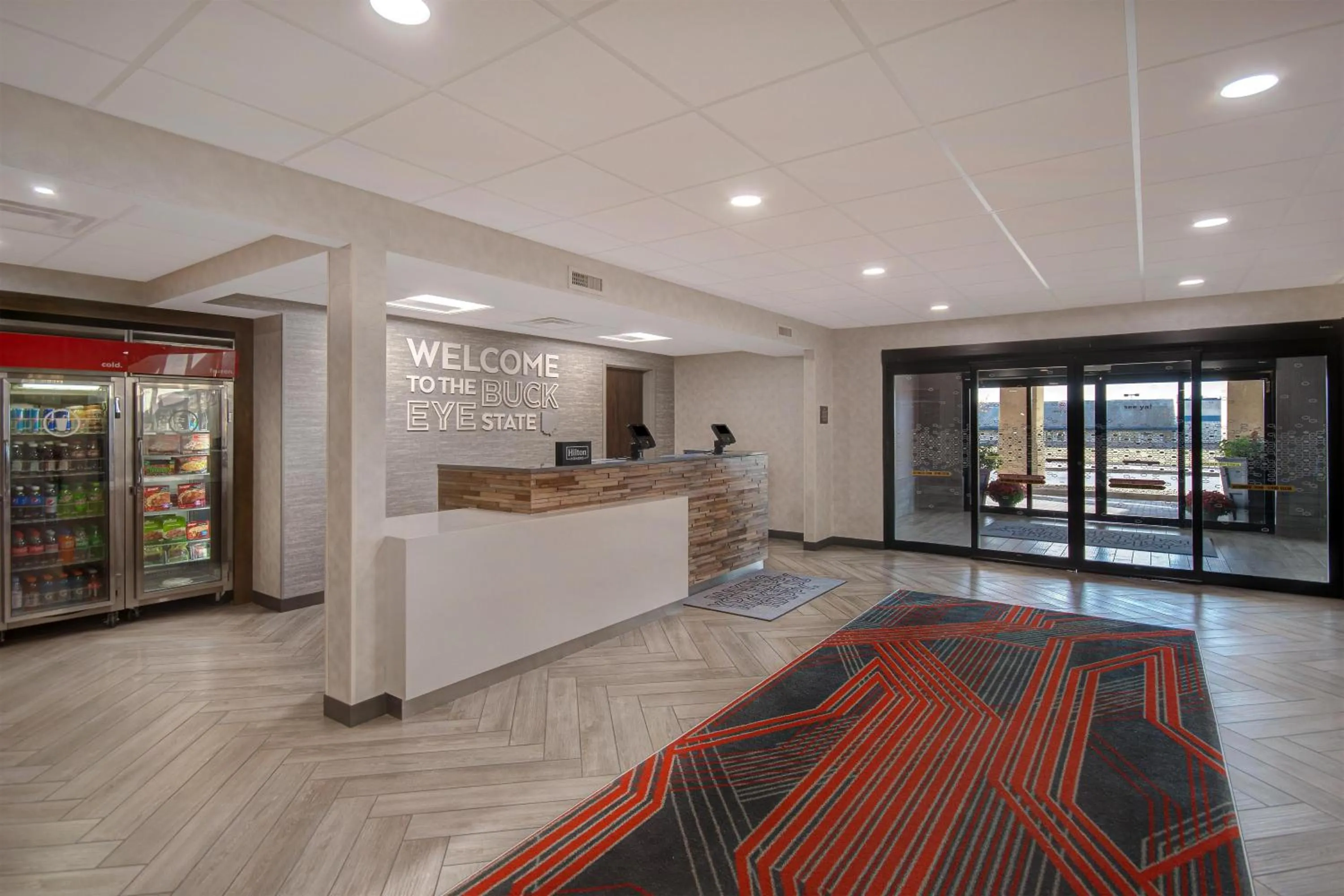 Lobby or reception in Hampton Inn & Suites Dayton-Vandalia