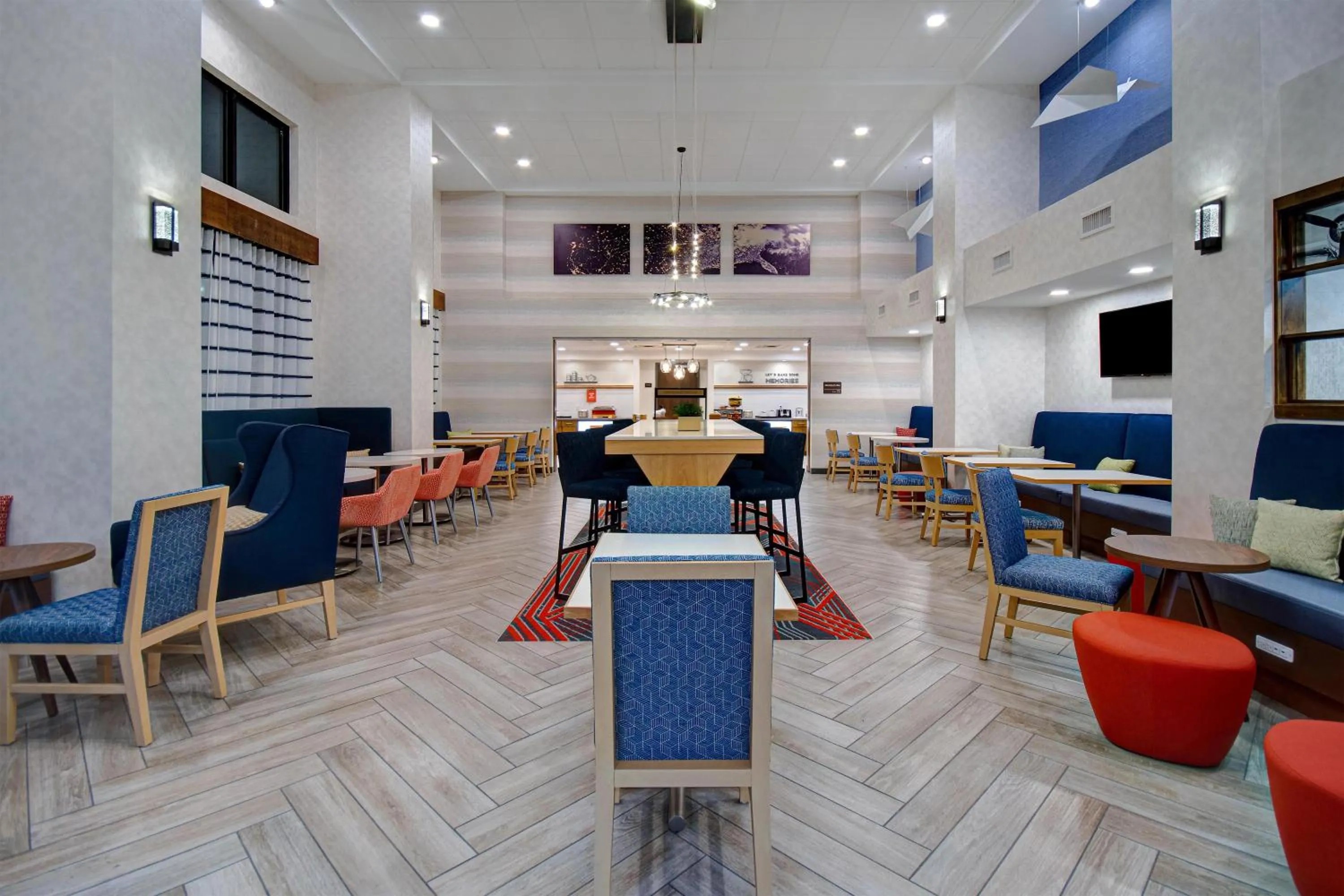 Lobby or reception in Hampton Inn & Suites Dayton-Vandalia