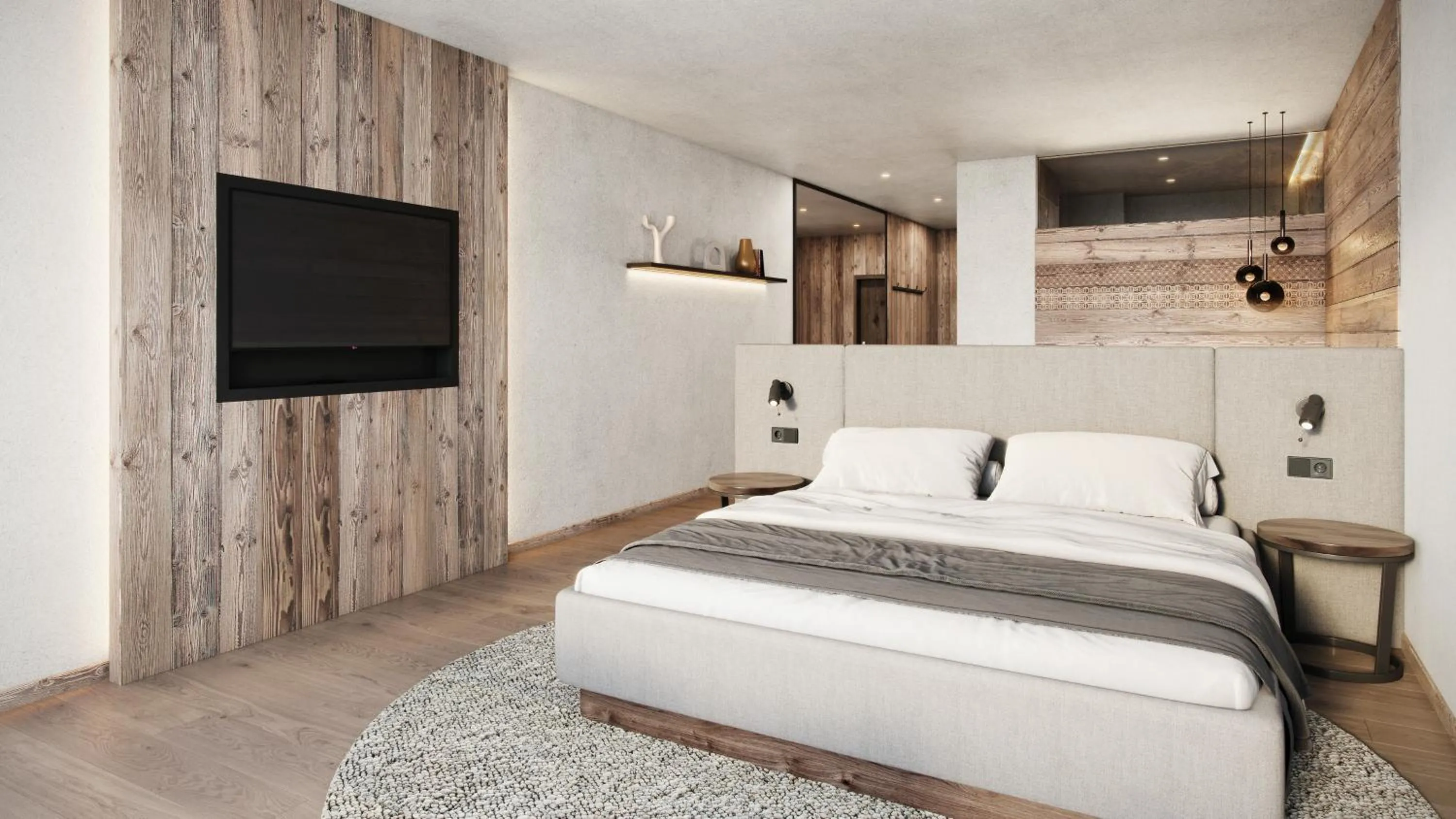 Bed in Die Post am Ortler