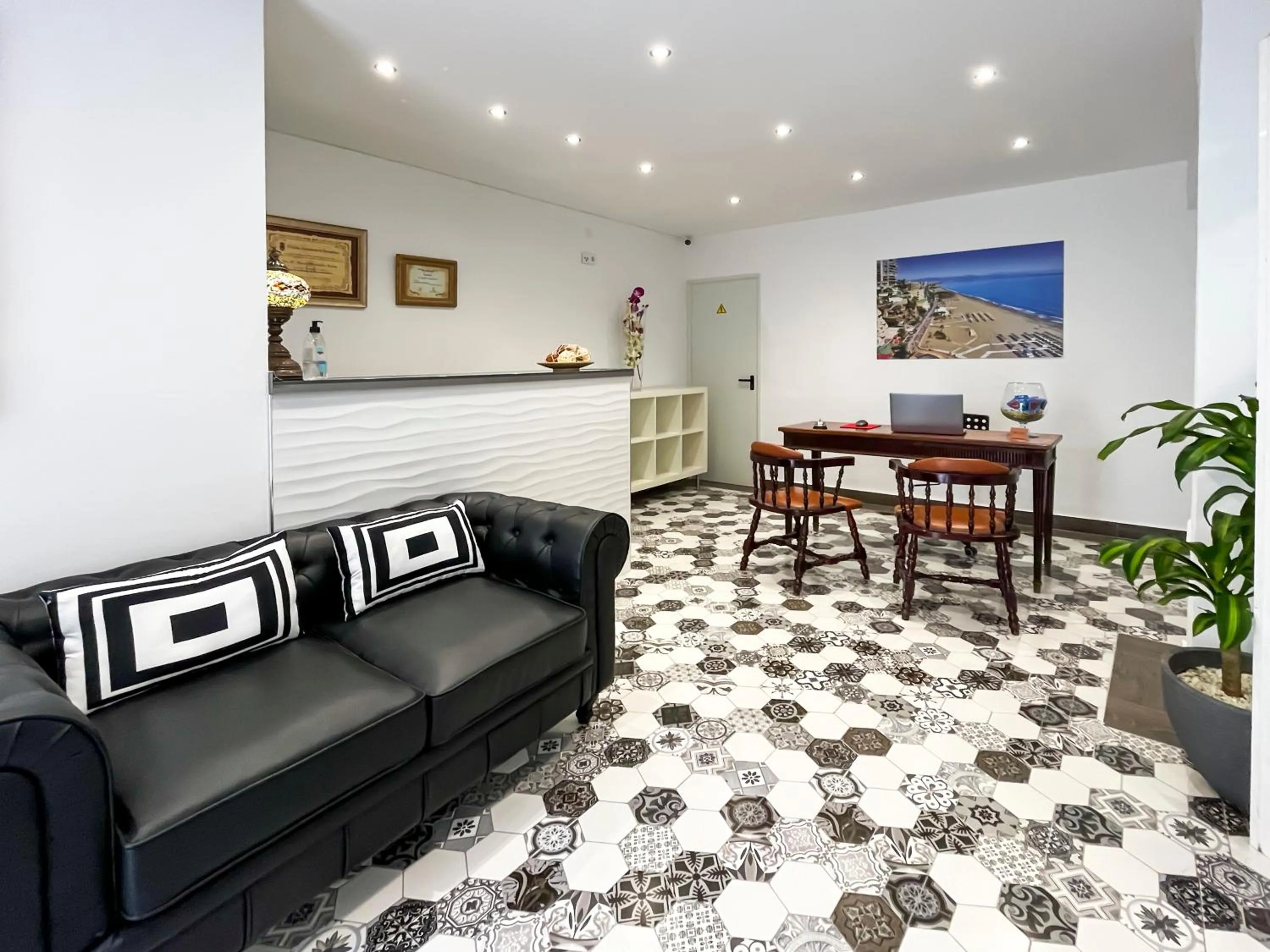 Lobby or reception in Micaela Charming Hostal