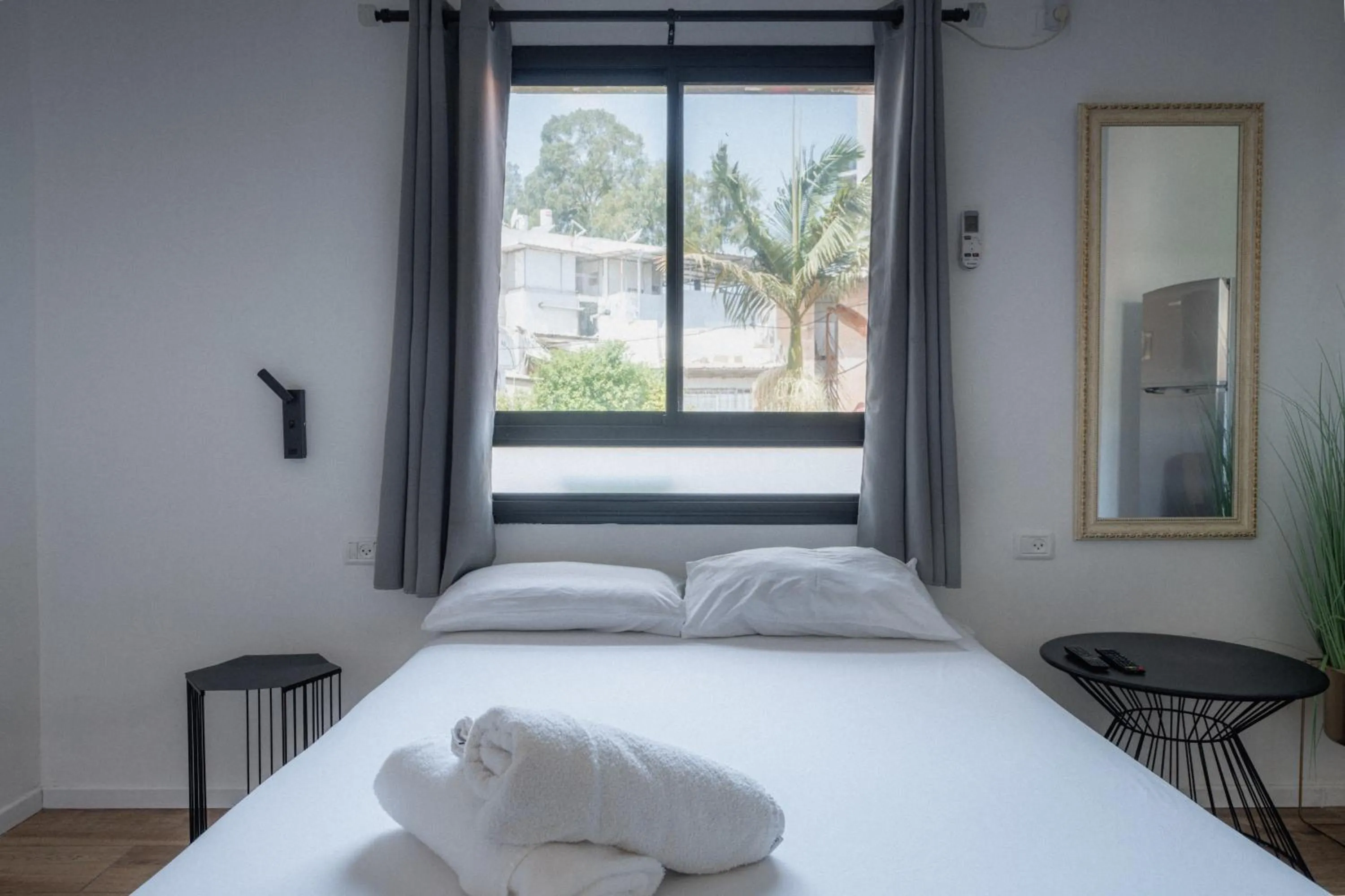 Bed in Zimmer Garden