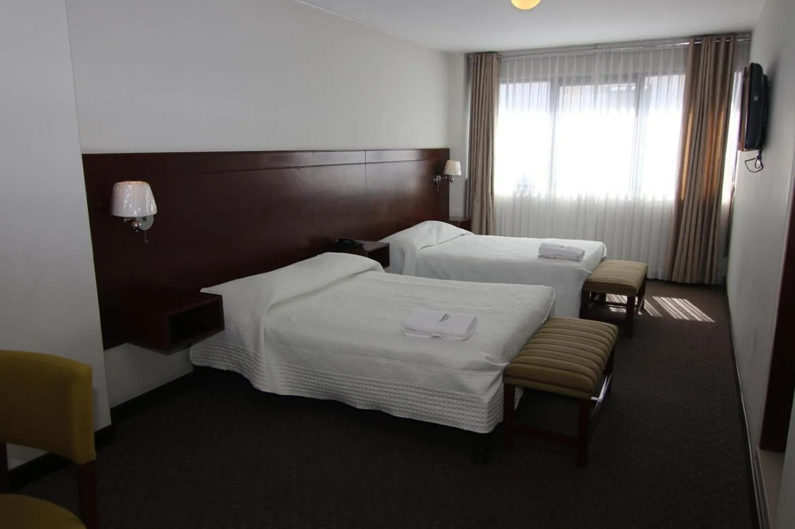 Bed in Hotel Tierrasur