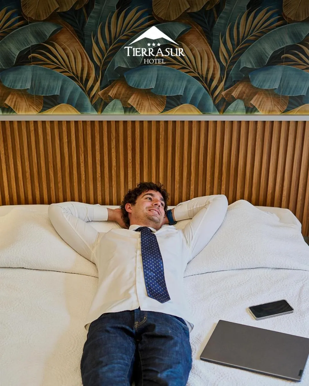 Bed in Hotel Tierrasur