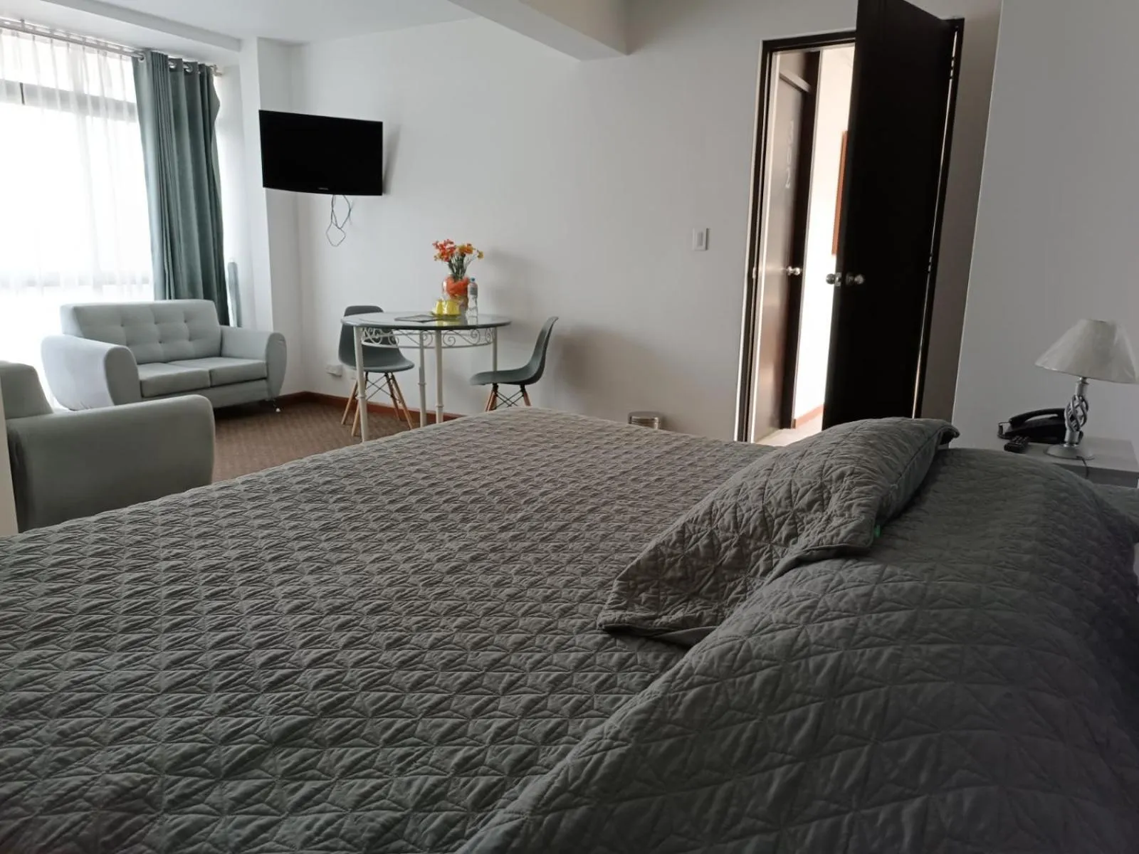 Bed in Hotel Tierrasur