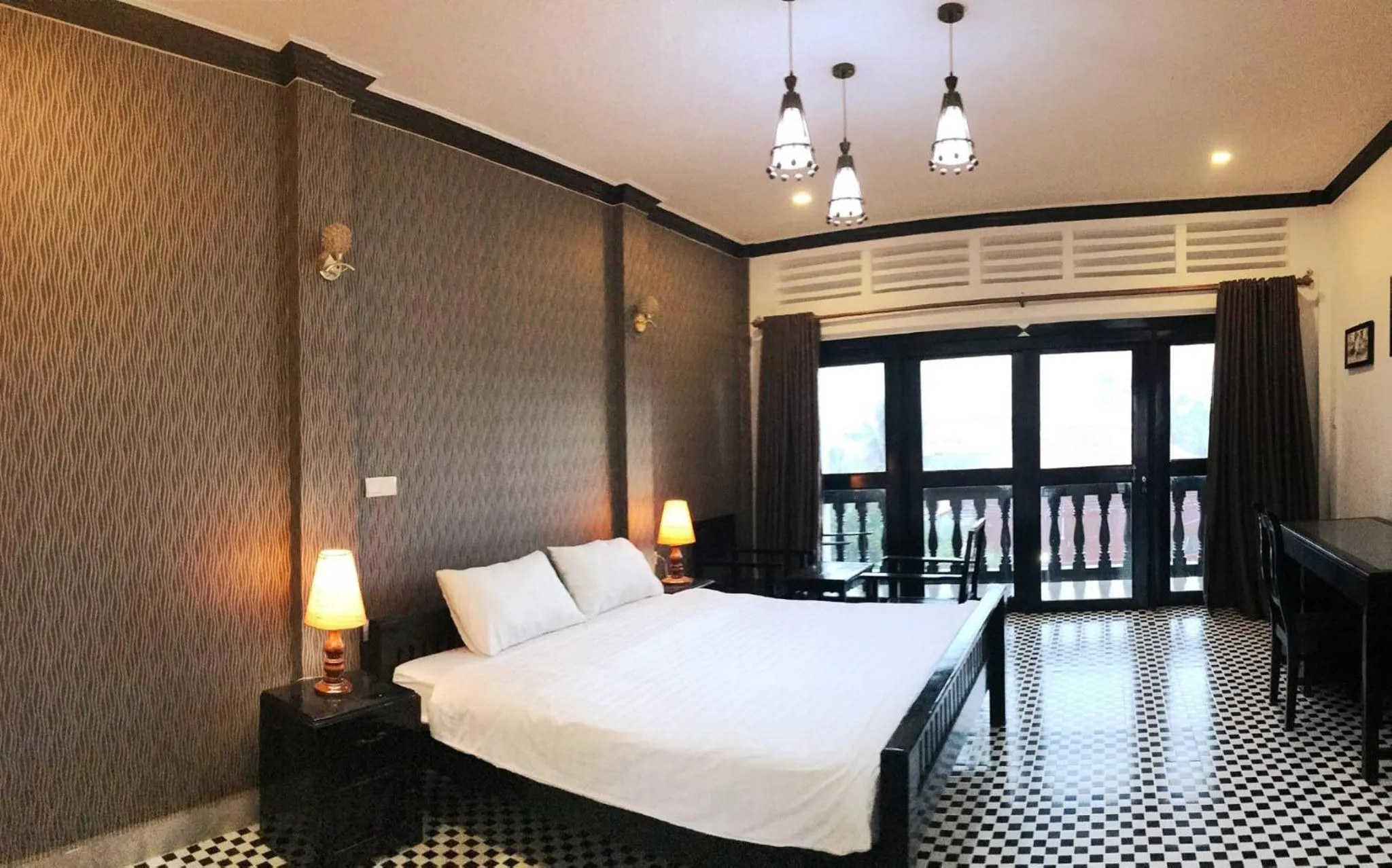 Photo of the whole room, Bed in Sok San Villa