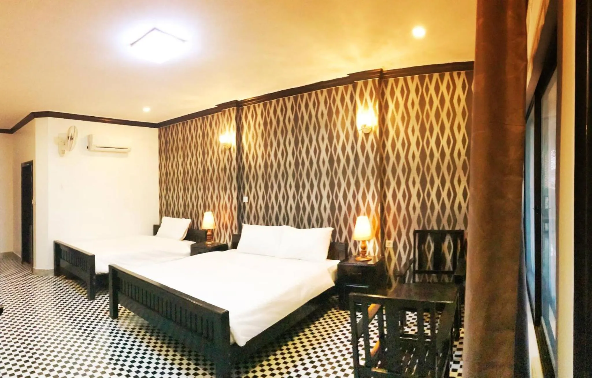 Bed in Sok San Villa