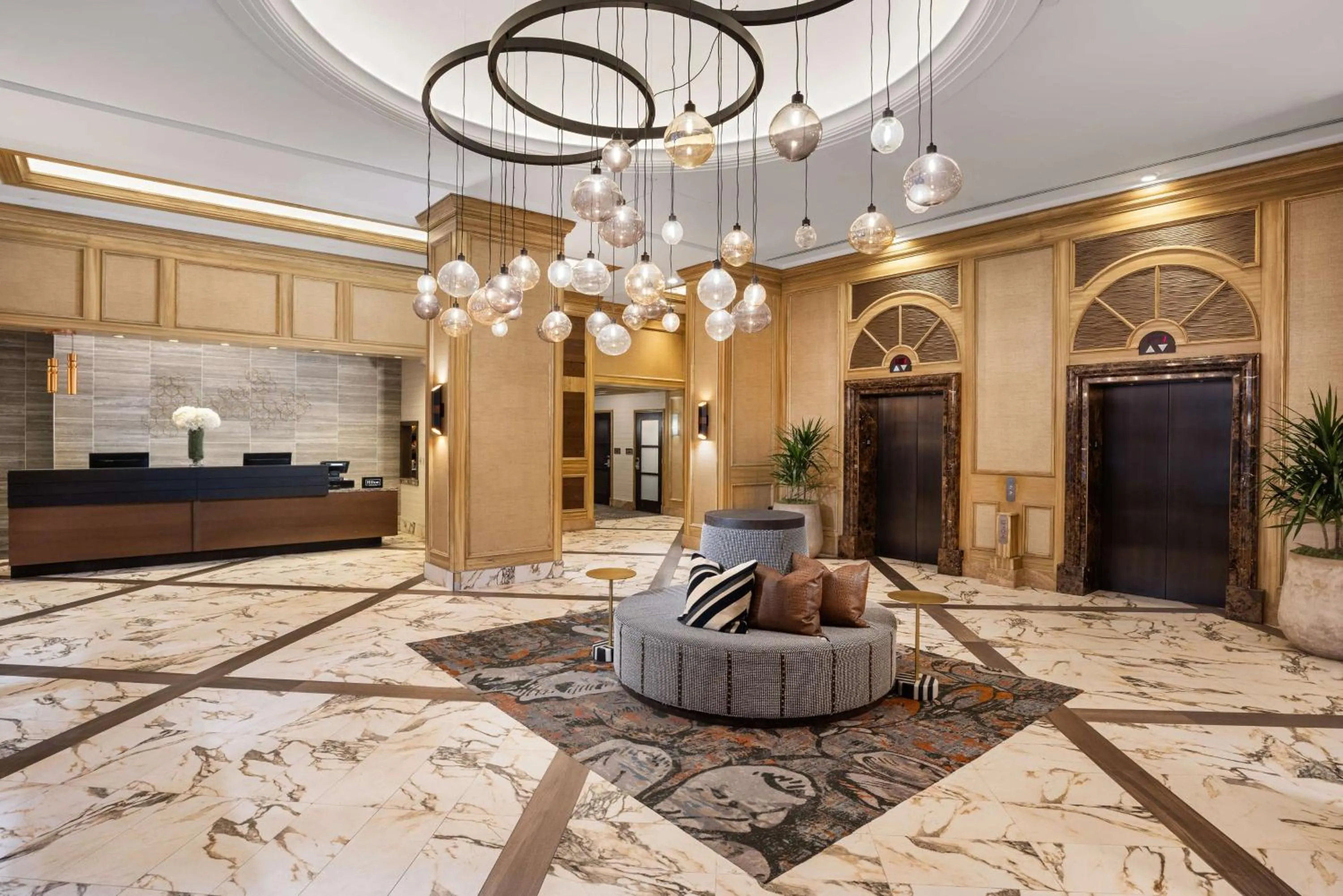 Lobby or reception in DoubleTree Suites by Hilton Austin Downtown Capitol