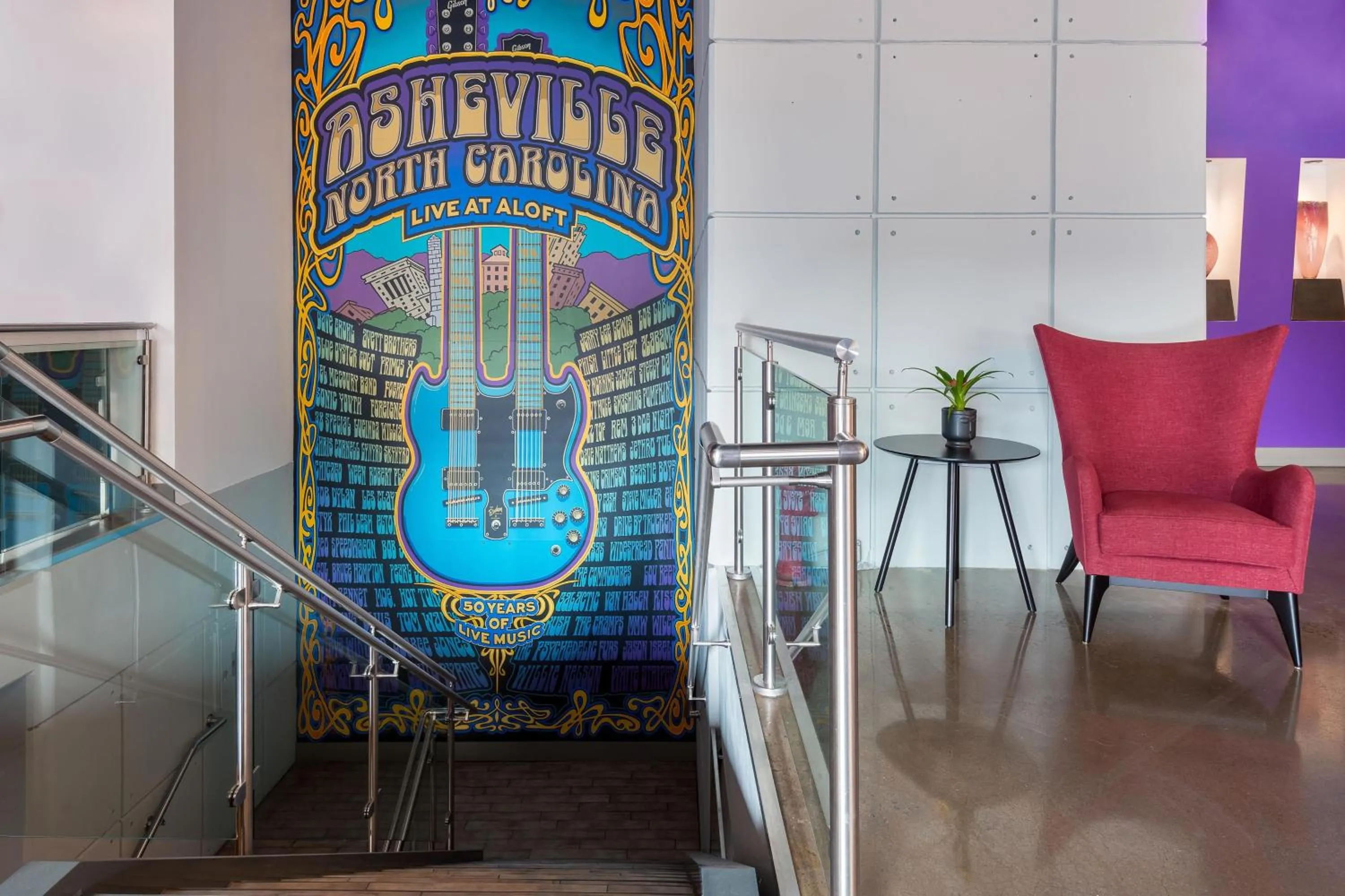 View (from property/room) in Aloft Asheville Downtown