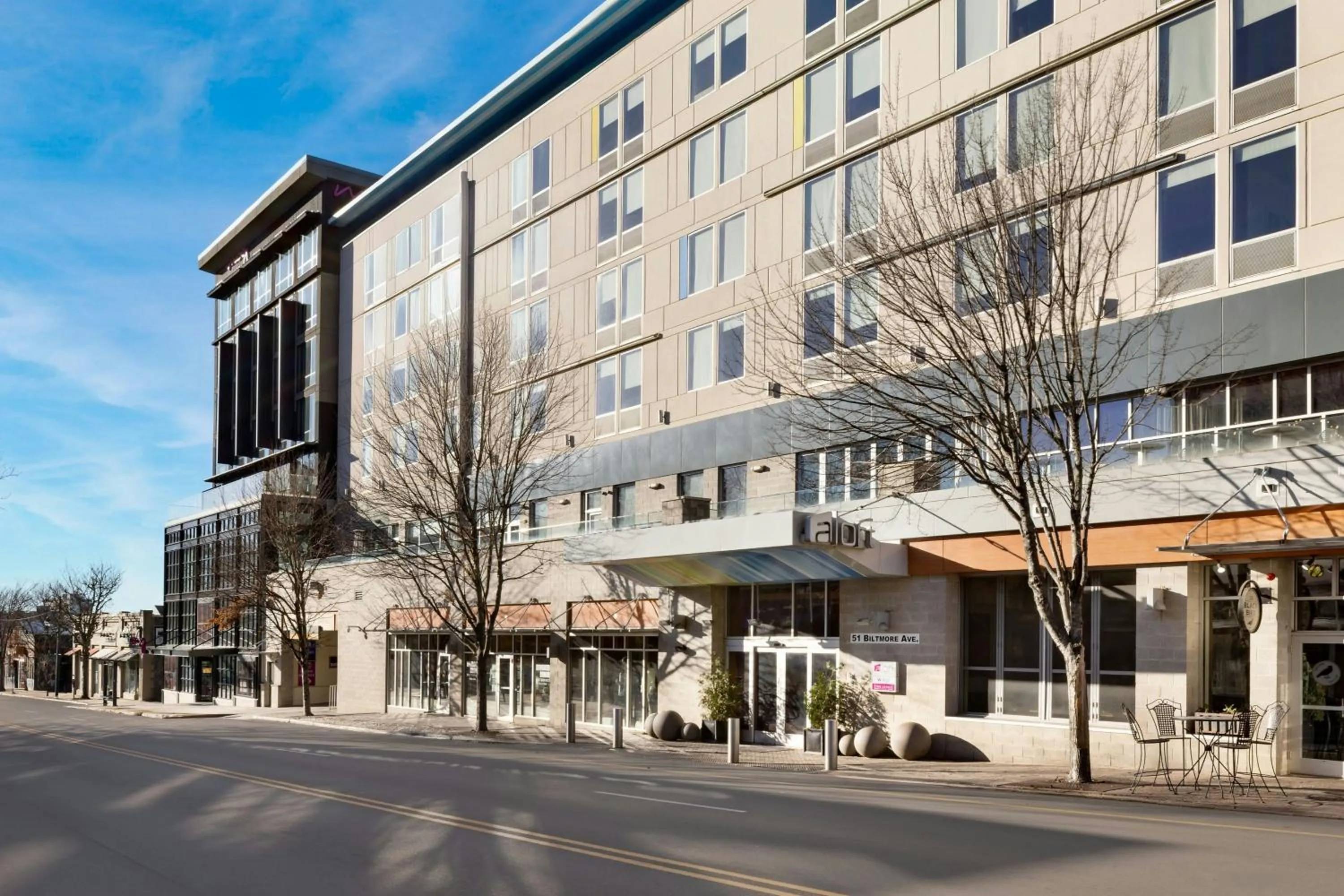 Property building in Aloft Asheville Downtown