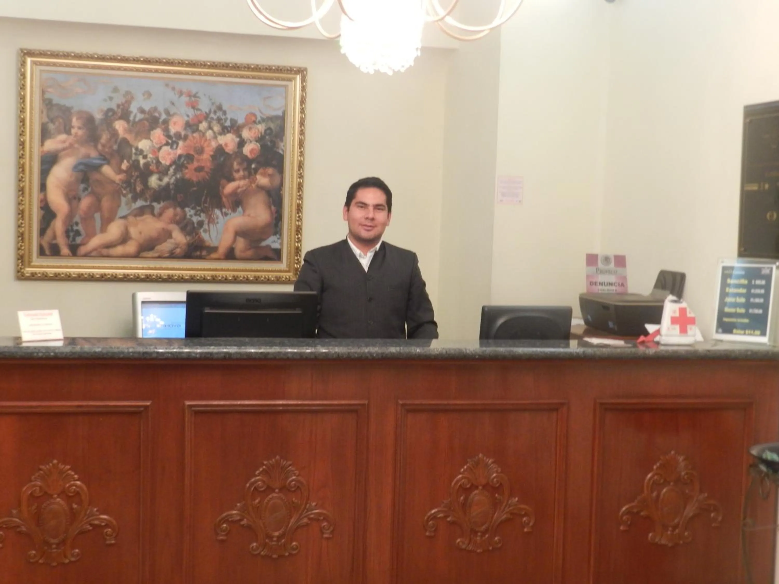 Lobby or reception, Lobby/Reception in Hotel Hacienda de los Ángeles by Rotamundos