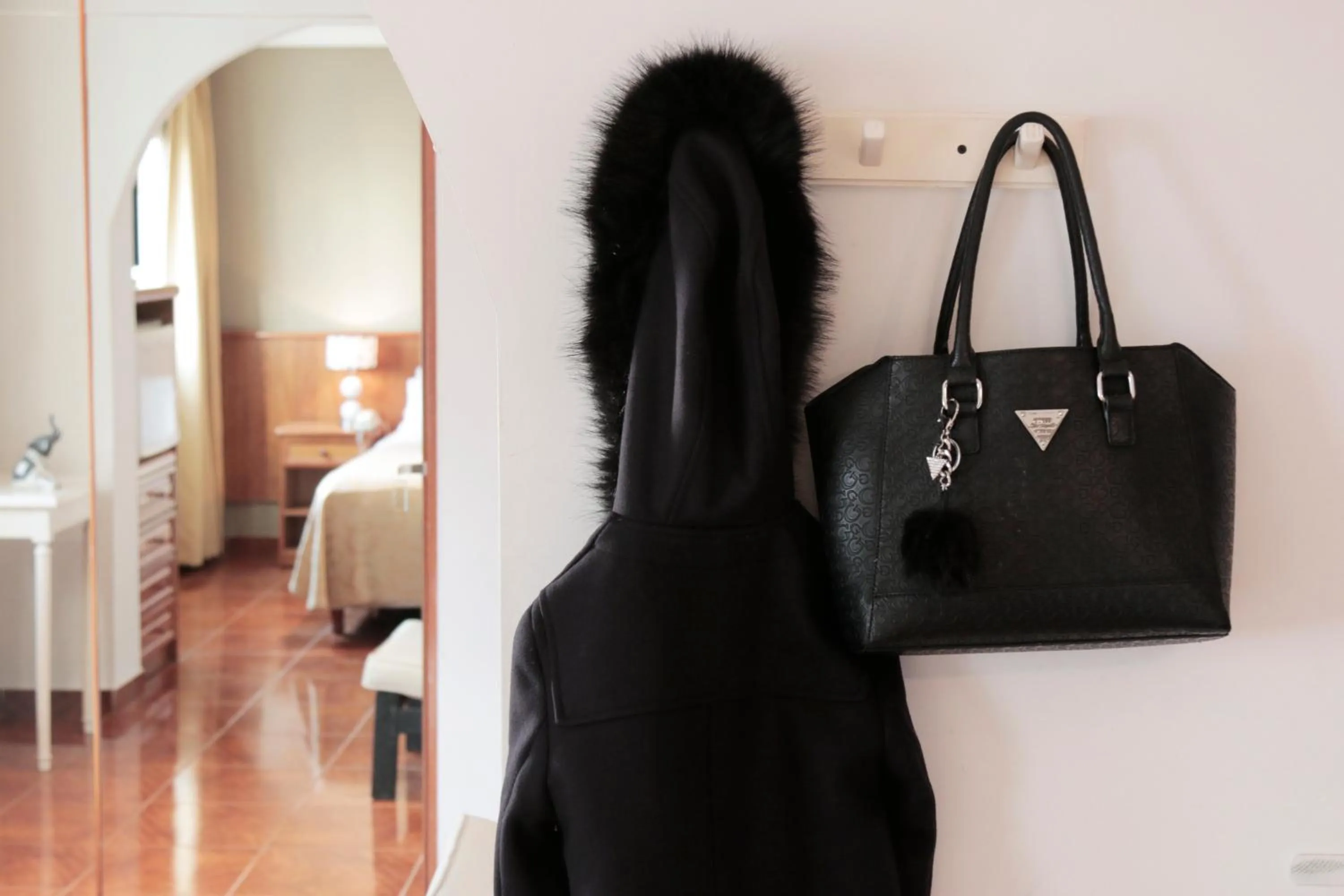 Living room, Bed in Hotel Ortegal